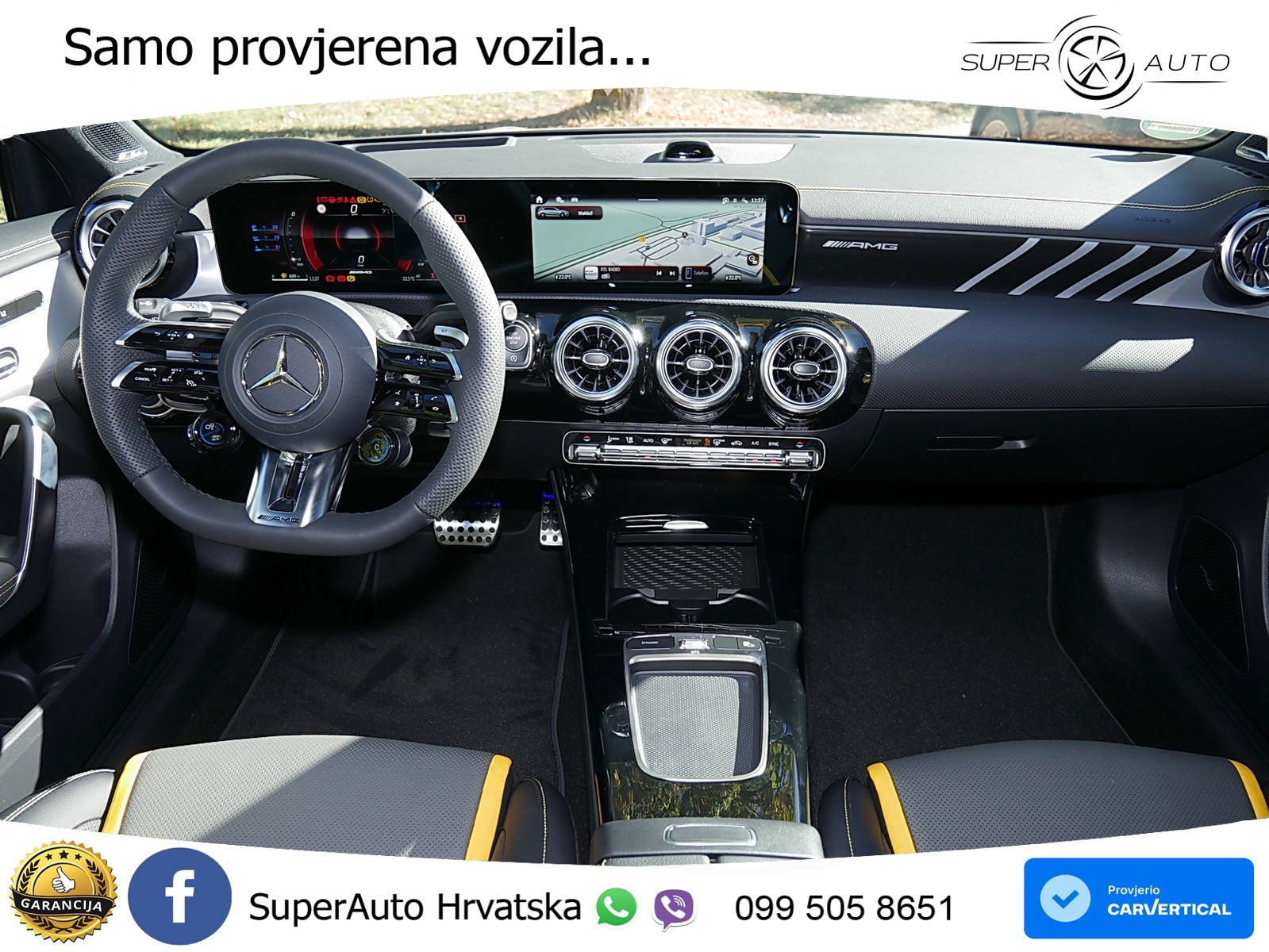 Mercedes-Benz AMG A 45 S 4MATIC+ AMG SPEEDSHIFT DCT 8G ACC+HEAD+GR SJED+360+PANO
