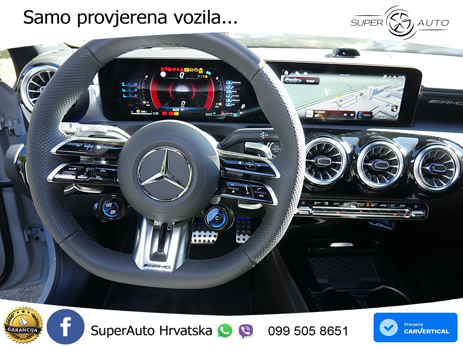 Mercedes-Benz AMG A 45 S 4MATIC+ AMG SPEEDSHIFT DCT 8G ACC+HEAD+GR SJED+360+PANO
