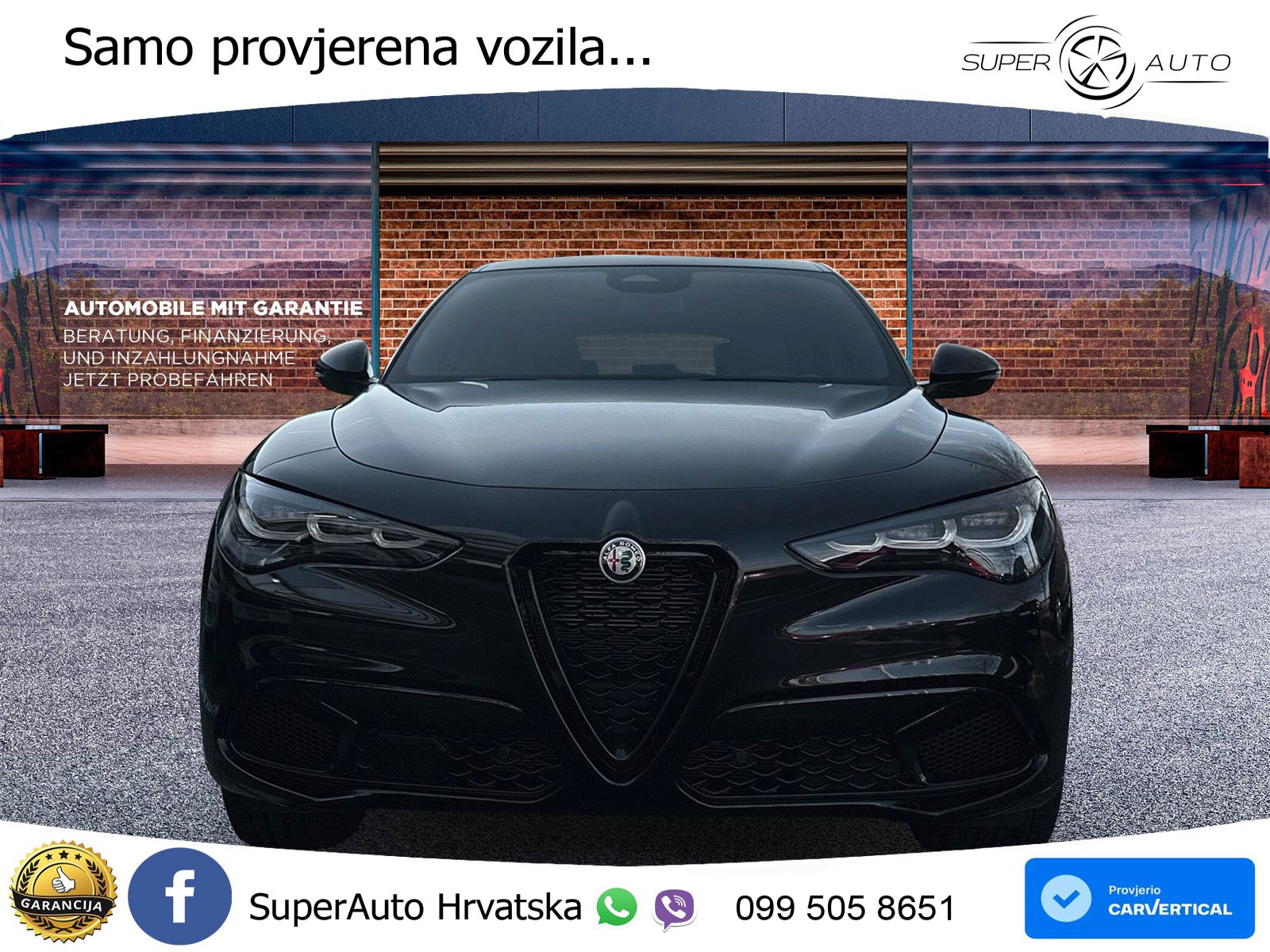 Alfa Romeo Stelvio 2.2 MultiJet II (210 KS) Q4 Automatic ZRAČNI+ACC+GR SJED+KAM