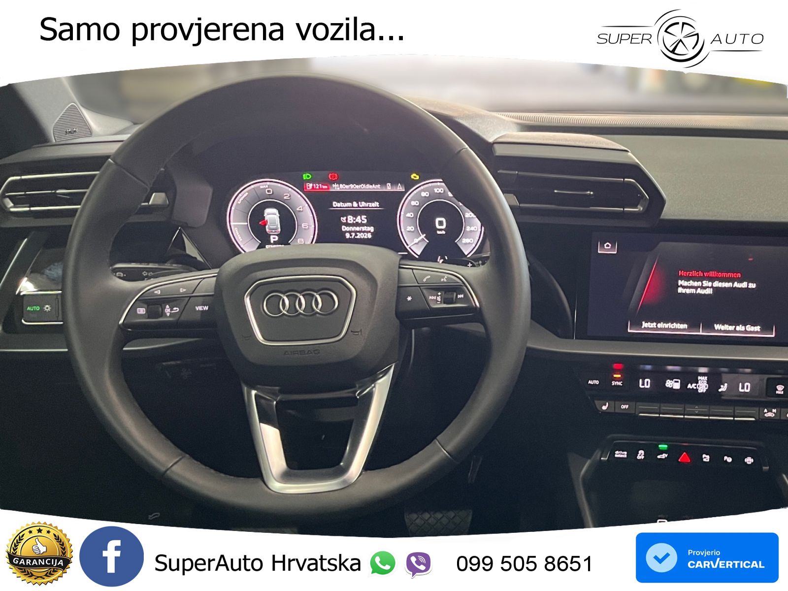 Audi A3 Sportback 40 TFSI e (204 KS) Plug-in Hybrid S tronic advanced LED+GR SJED+ACC