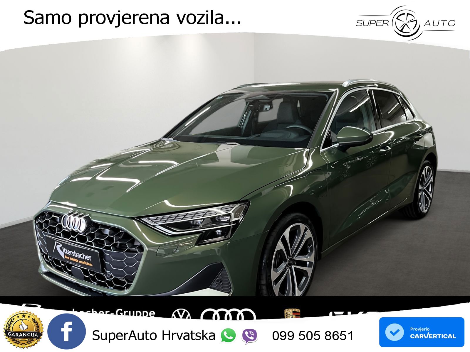 Audi A3 Sportback 40 TFSI e (204 KS) Plug-in Hybrid S tronic advanced LED+GR SJED+ACC
