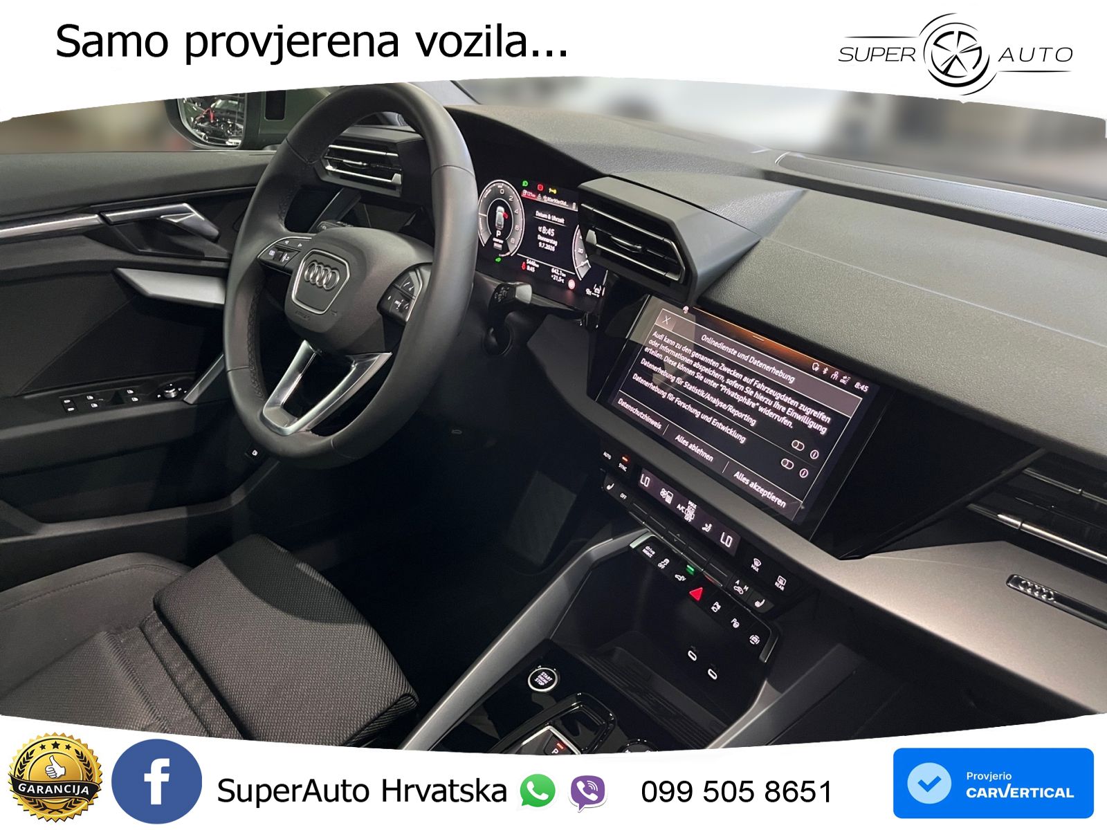 Audi A3 Sportback 40 TFSI e (204 KS) Plug-in Hybrid S tronic advanced LED+GR SJED+ACC
