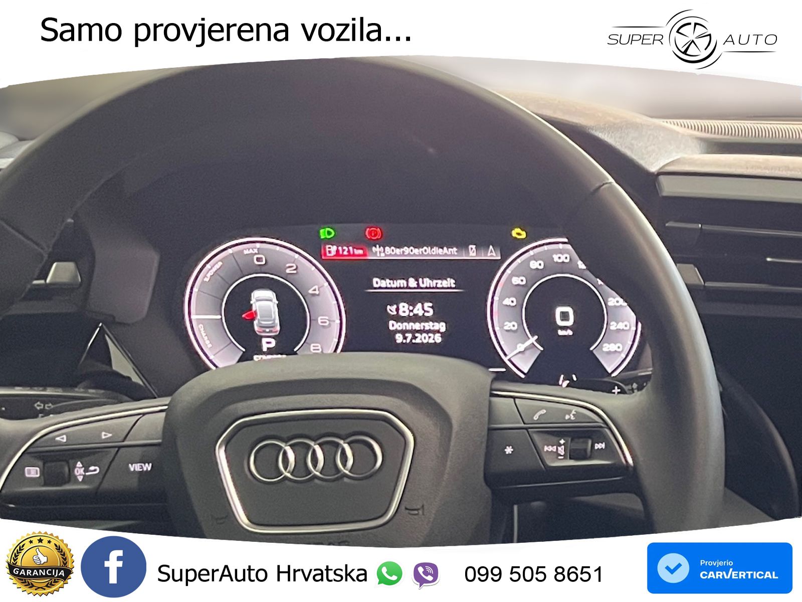 Audi A3 Sportback 40 TFSI e (204 KS) Plug-in Hybrid S tronic advanced LED+GR SJED+ACC