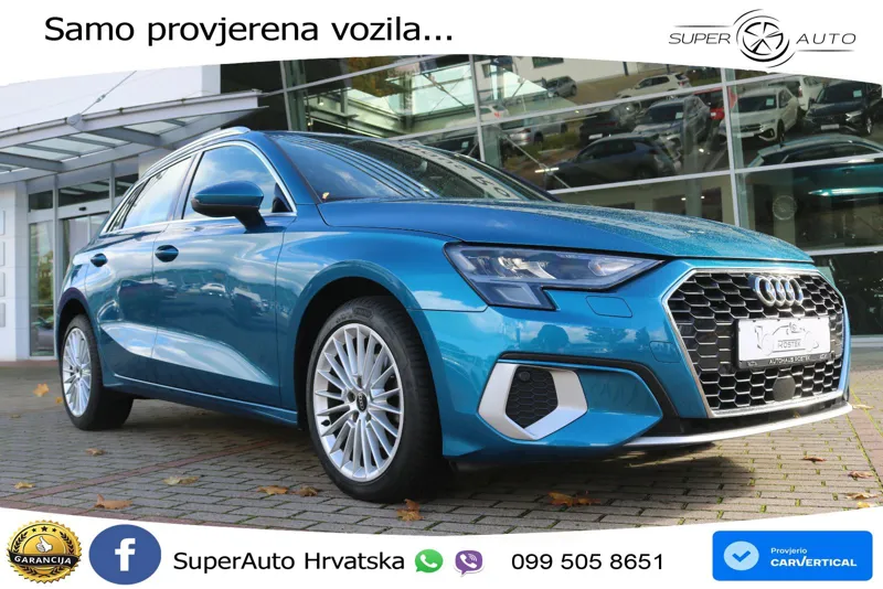 Audi A3 30 TDI (116 KS) S tronic advanced LED+GR SJED+ACC