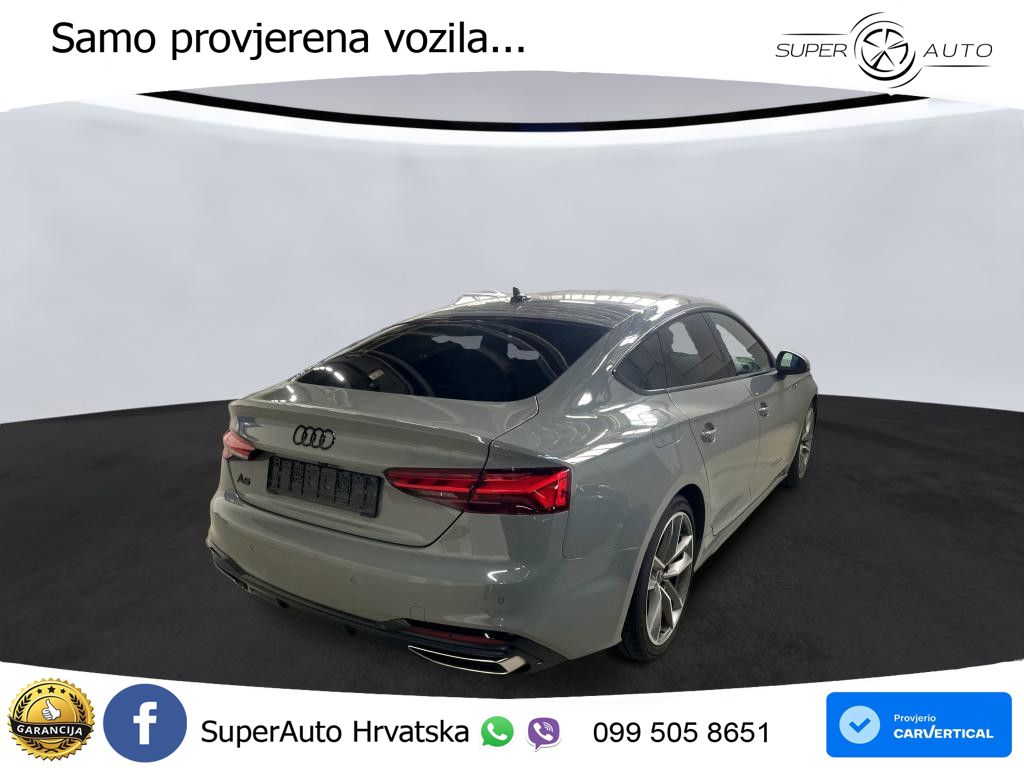 Audi A5 Sportback 40 TDI (204 KS) S tronic S line LED+GR SJED+ACC