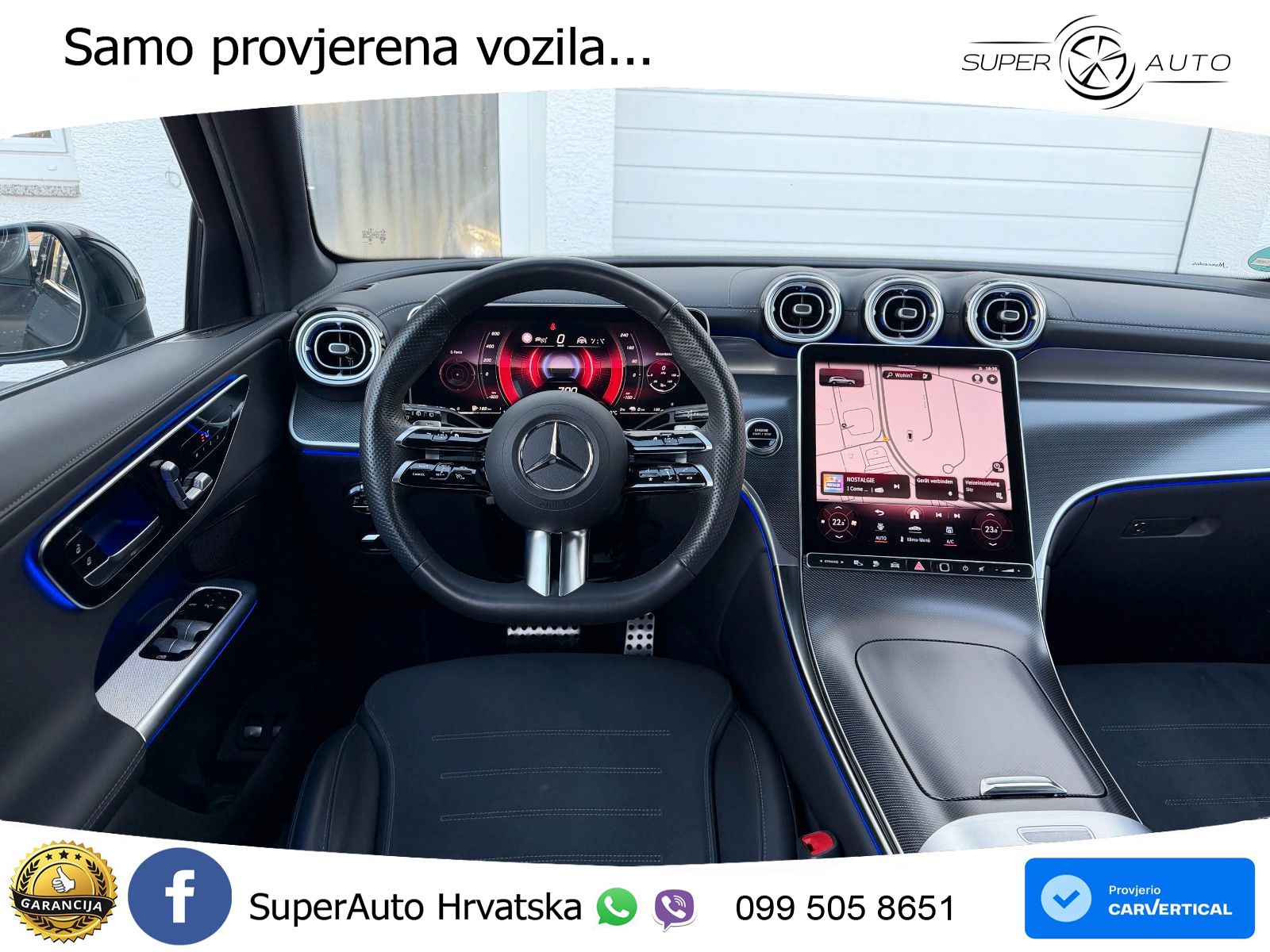 Mercedes GLC 300e (313 KS) 4MATIC 9G-TRONIC AMG ZRAČNI+ACC+GR SJED+360