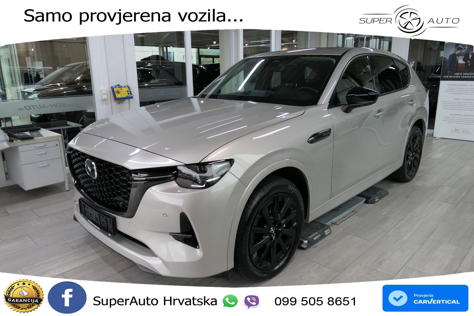 Mazda CX-60 3.3 e-Skyactiv D (254 KS) AWD Automatic LED+GR SJED+ACC