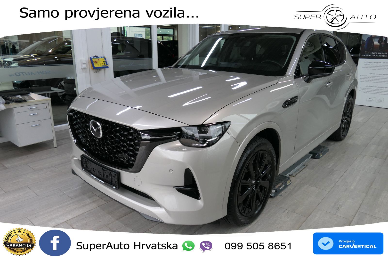 Mazda CX-60 3.3 e-Skyactiv D (254 KS) AWD Automatic LED+GR SJED+ACC
