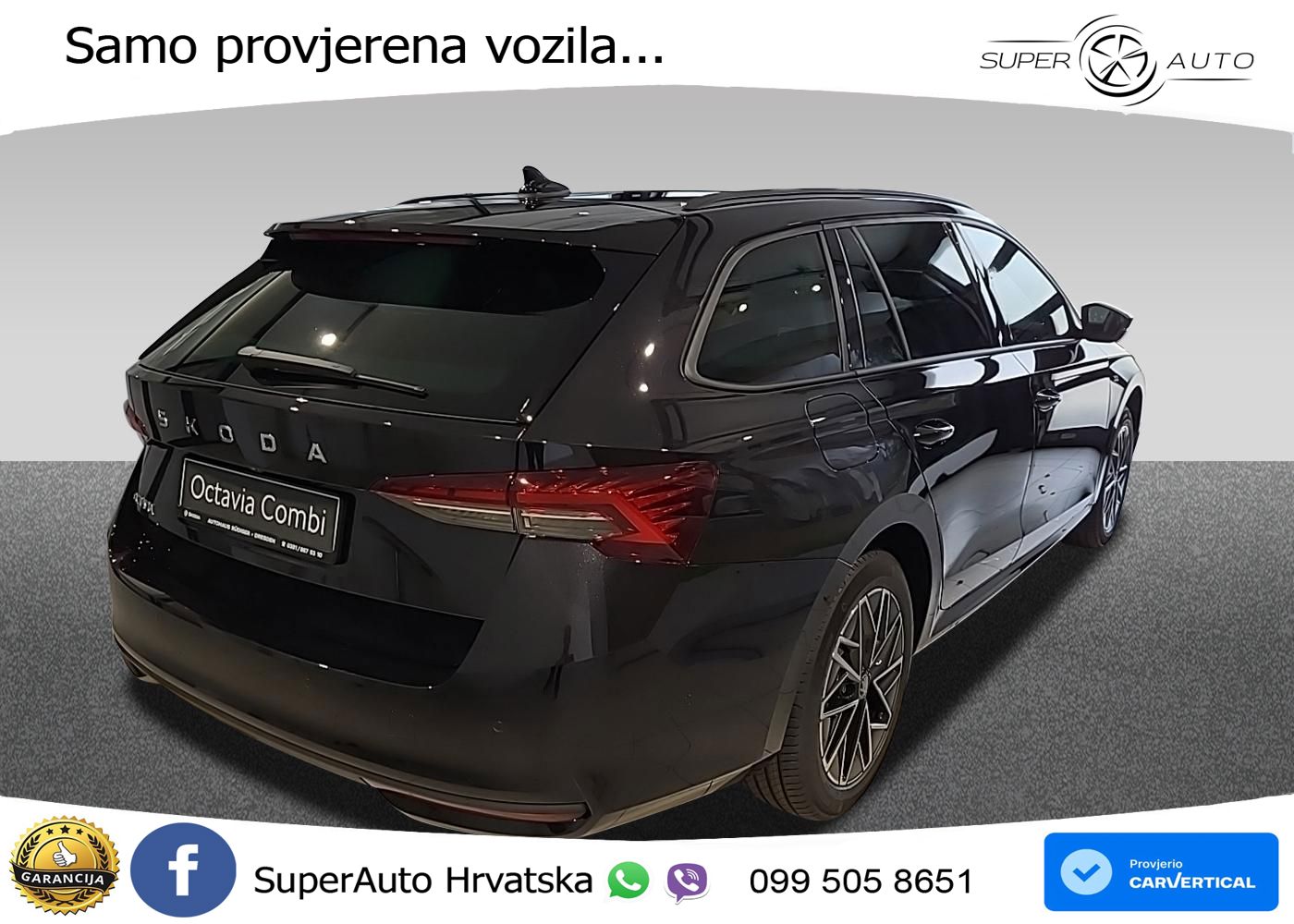Škoda Octavia Combi 2.0 TDI (150 KS) DSG LED+GR SJED+ACC
