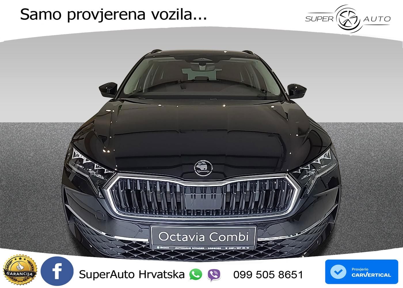Škoda Octavia Combi 2.0 TDI (150 KS) DSG LED+GR SJED+ACC