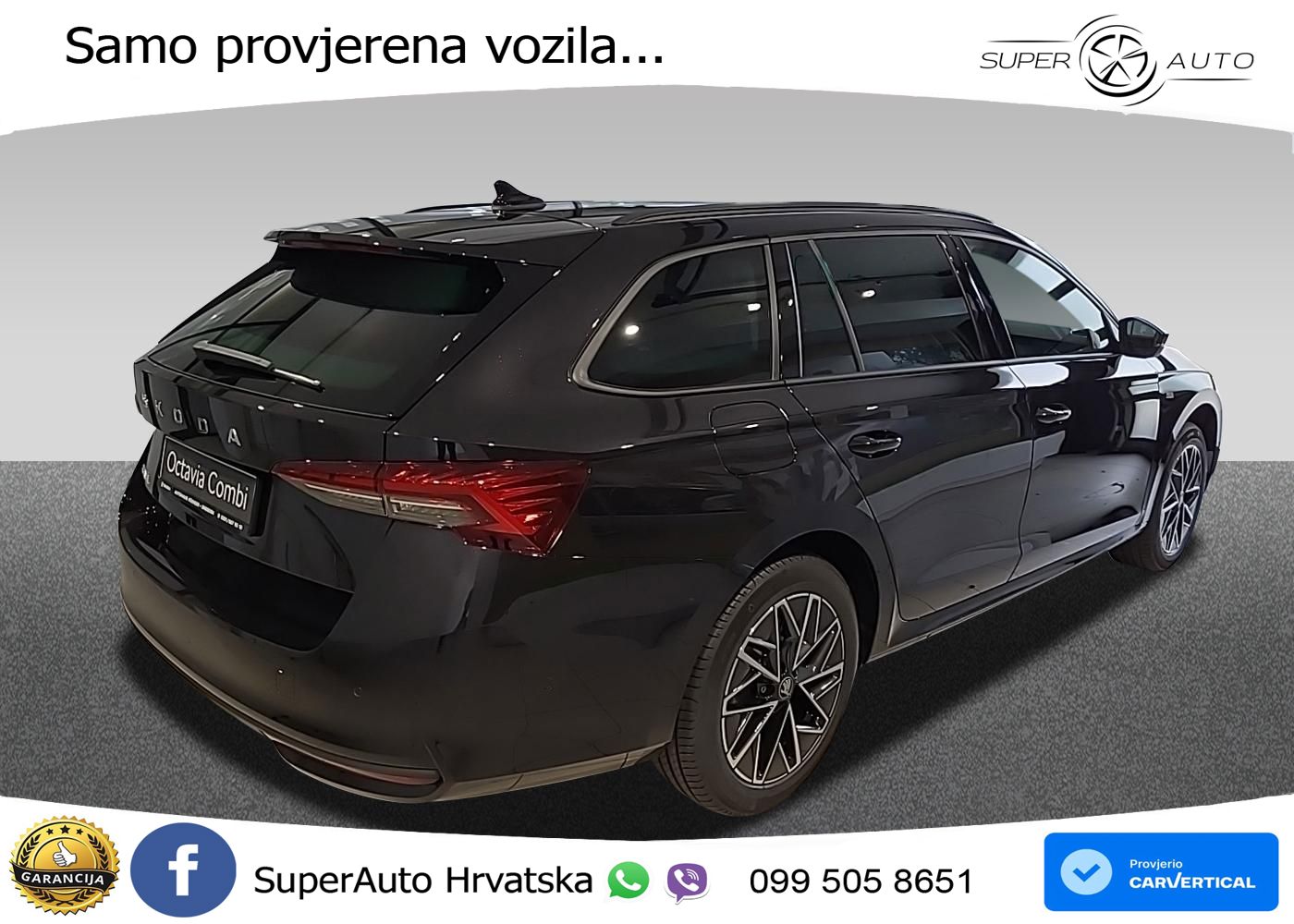 Škoda Octavia Combi 2.0 TDI (150 KS) DSG LED+GR SJED+ACC