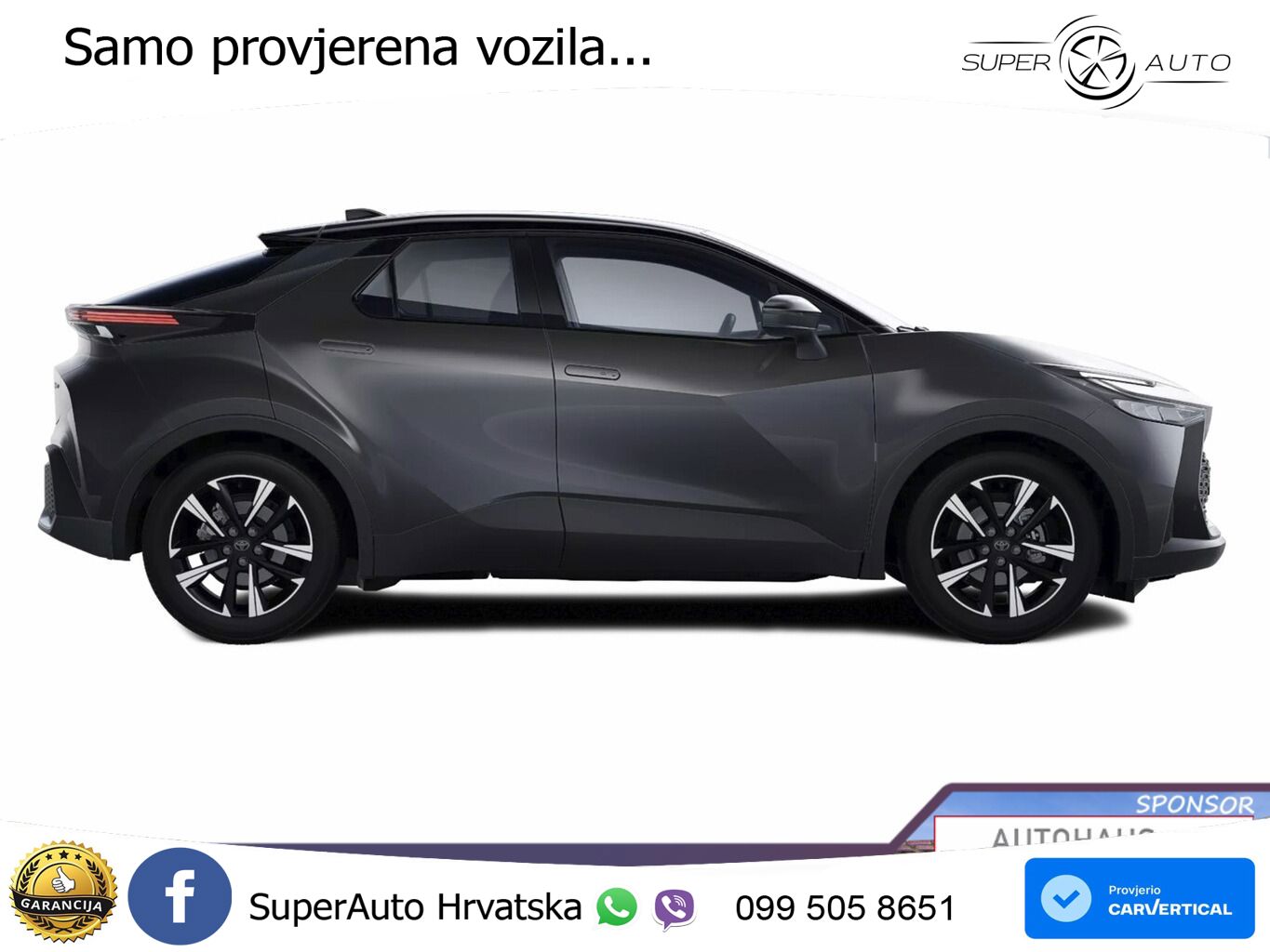 Toyota C-HR 1.8 (140 KS) Hybrid e-CVT Teamplayer LED+GR SJED+ACC