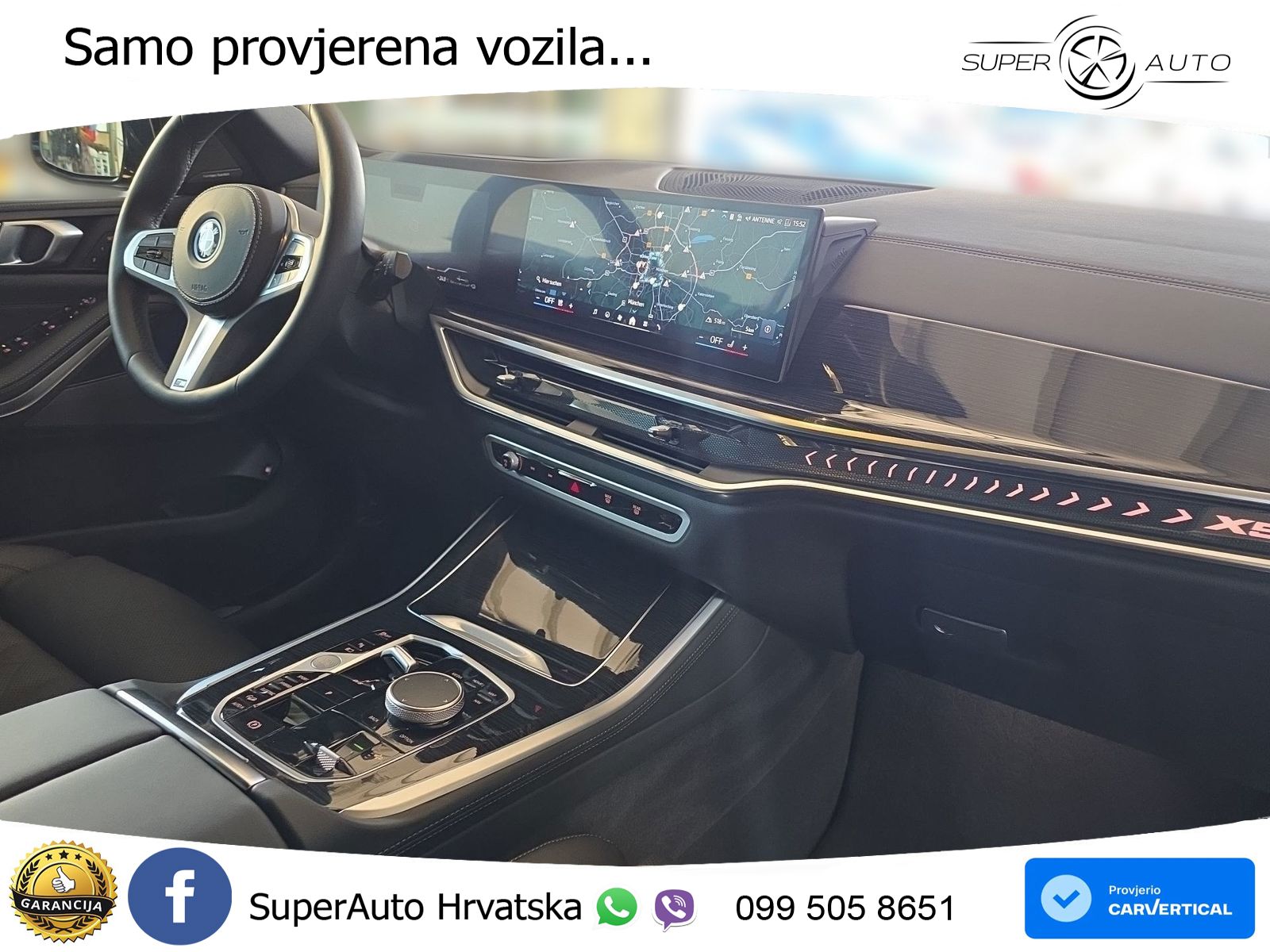 BMW X5 50e (489 KS) xDrive Steptronic M Sport ZRAČNI+ACC+GR SJED+KAM+PANO