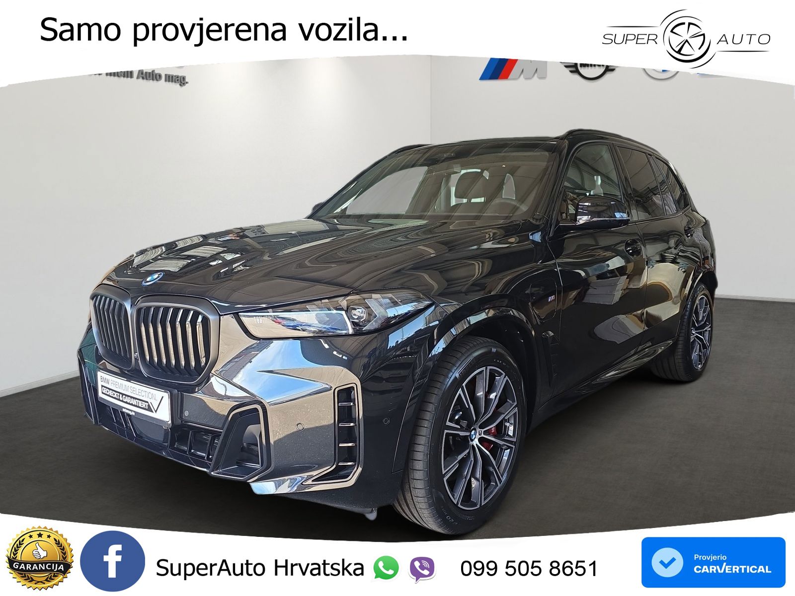 BMW X5 50e (489 KS) xDrive Steptronic M Sport ZRAČNI+ACC+GR SJED+KAM+PANO