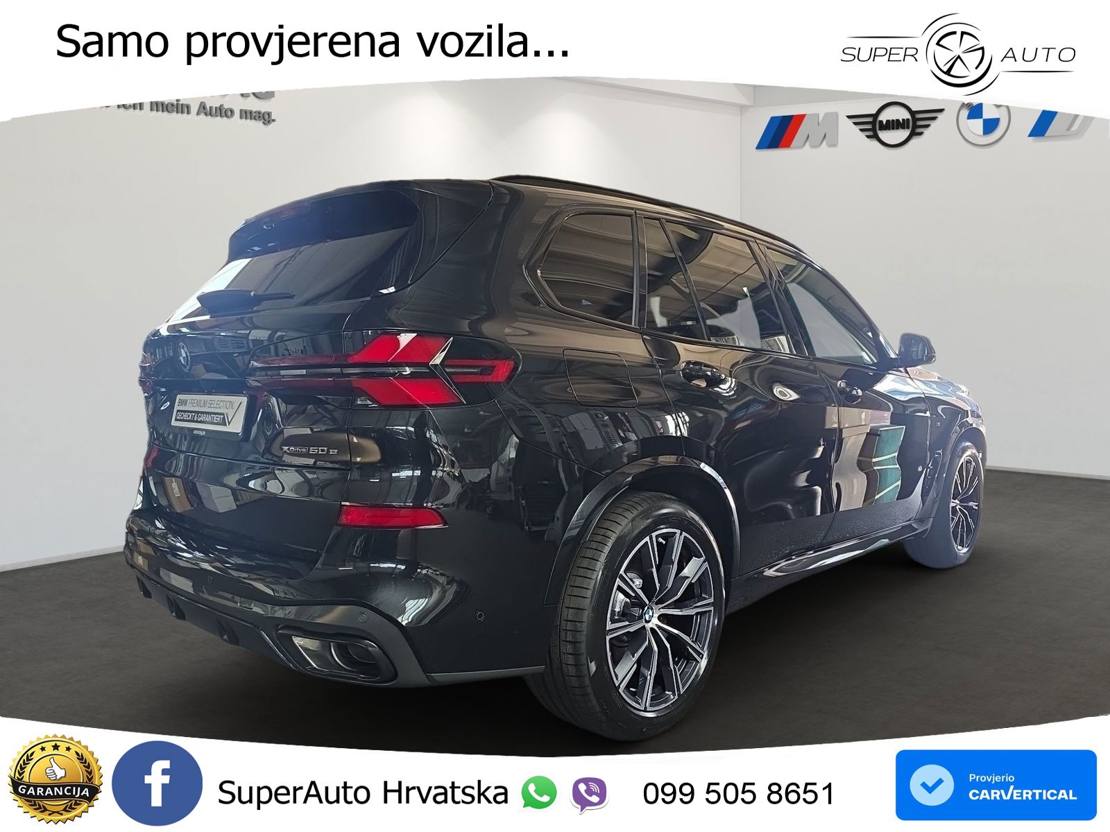 BMW X5 50e (489 KS) xDrive Steptronic M Sport ZRAČNI+ACC+GR SJED+KAM+PANO