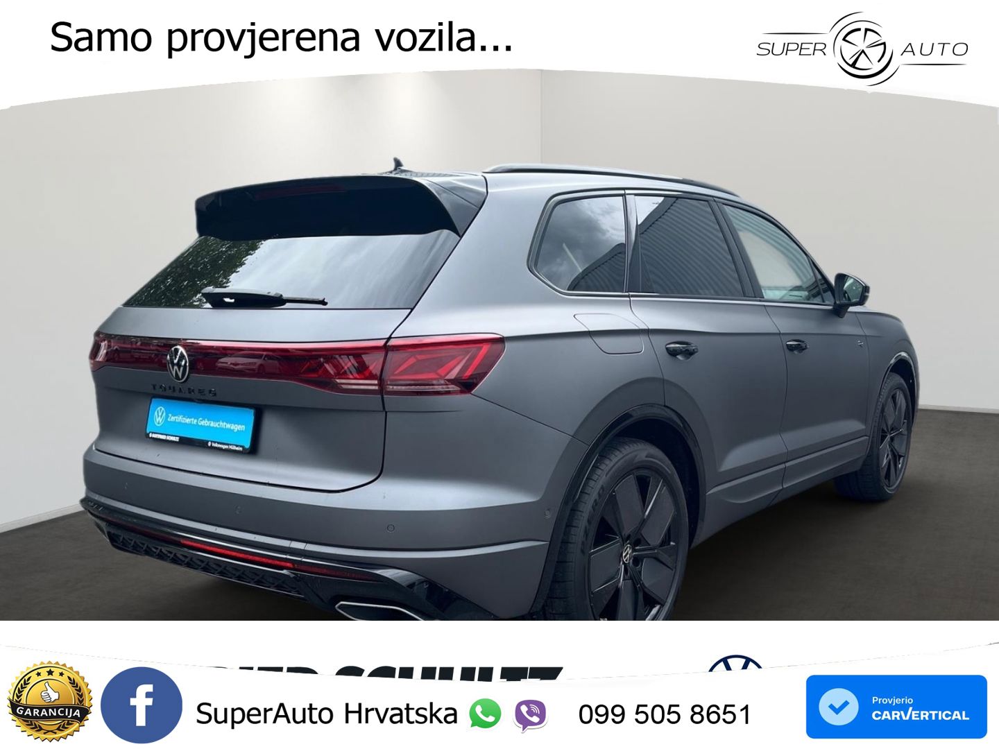 Volkswagen Touareg 3.0 V6 TDI (286 KS) 4MOTION Tiptronic ZRAČNI+ACC+GR SJED+KAM+PANO