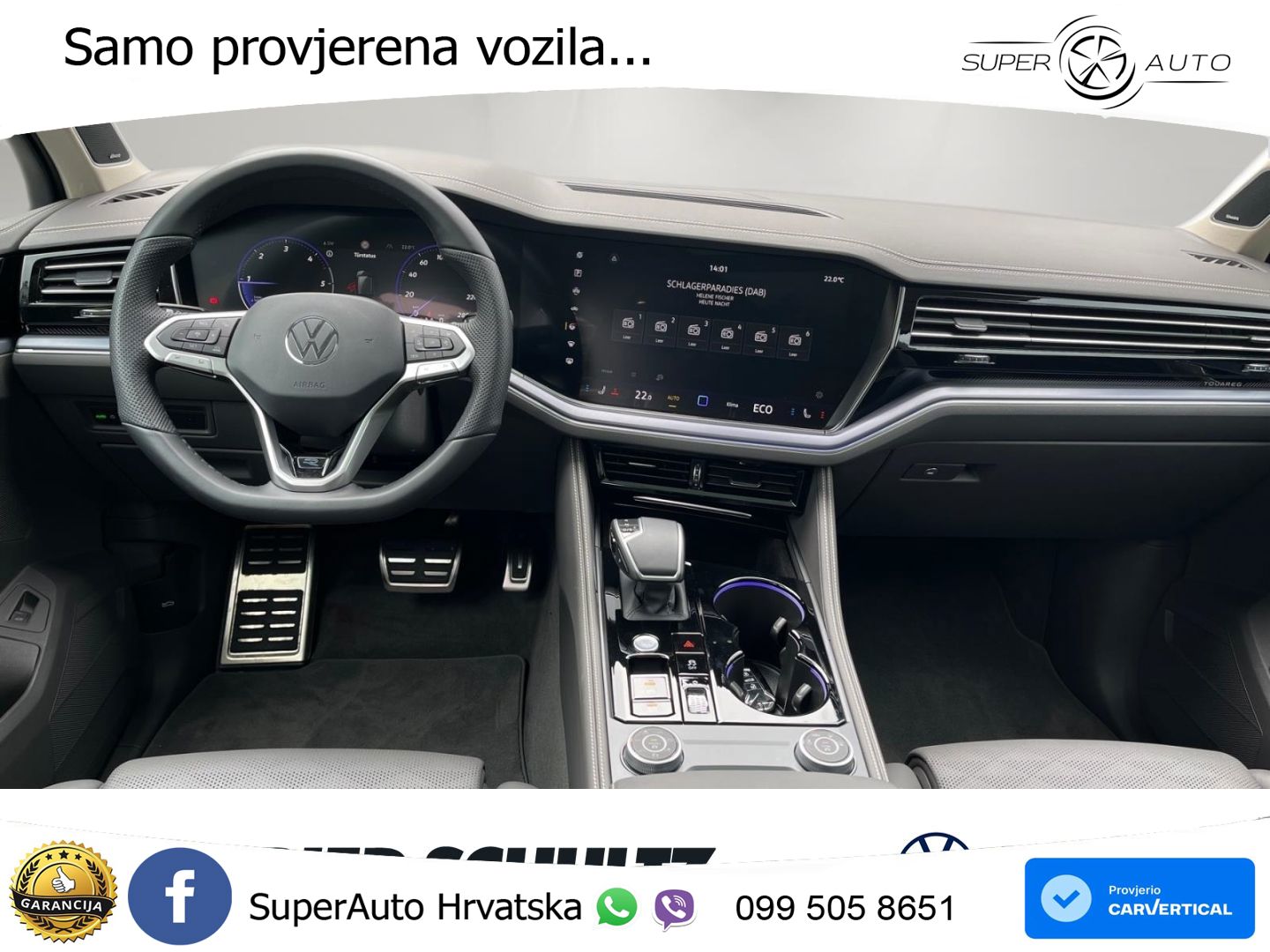 Volkswagen Touareg 3.0 V6 TDI (286 KS) 4MOTION Tiptronic ZRAČNI+ACC+GR SJED+KAM+PANO