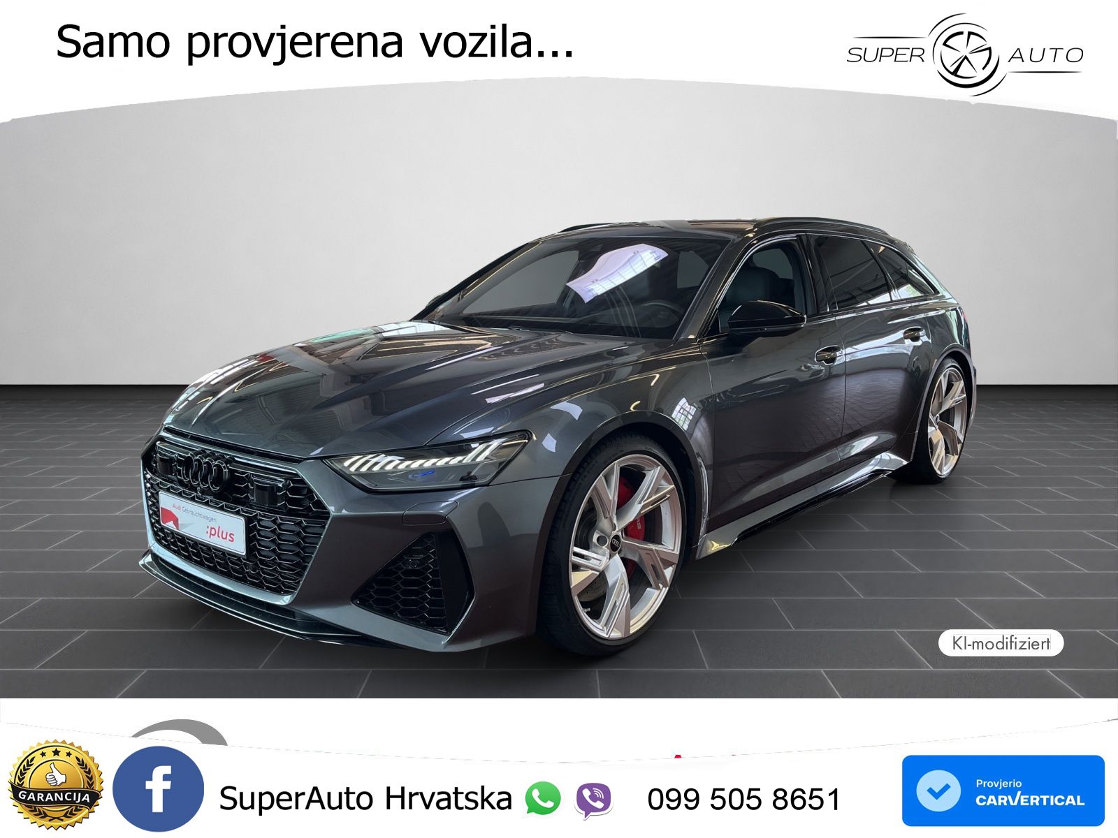 Audi RS6 Avant 4.0 TFSI V8 (600 KS) quattro Tiptronic MATRIX+GR SJED+KAM