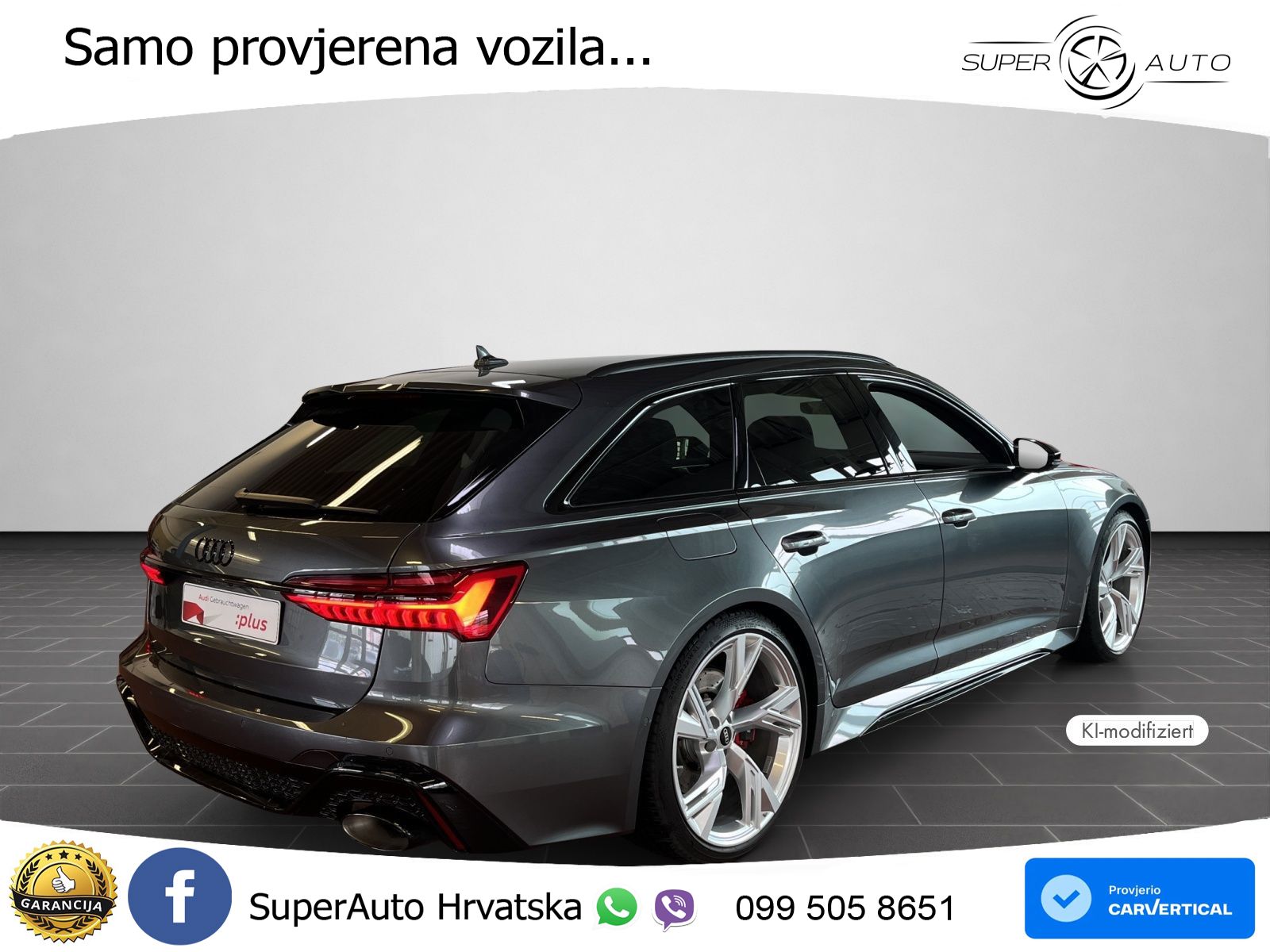 Audi RS6 Avant 4.0 TFSI V8 (600 KS) quattro Tiptronic MATRIX+GR SJED+KAM
