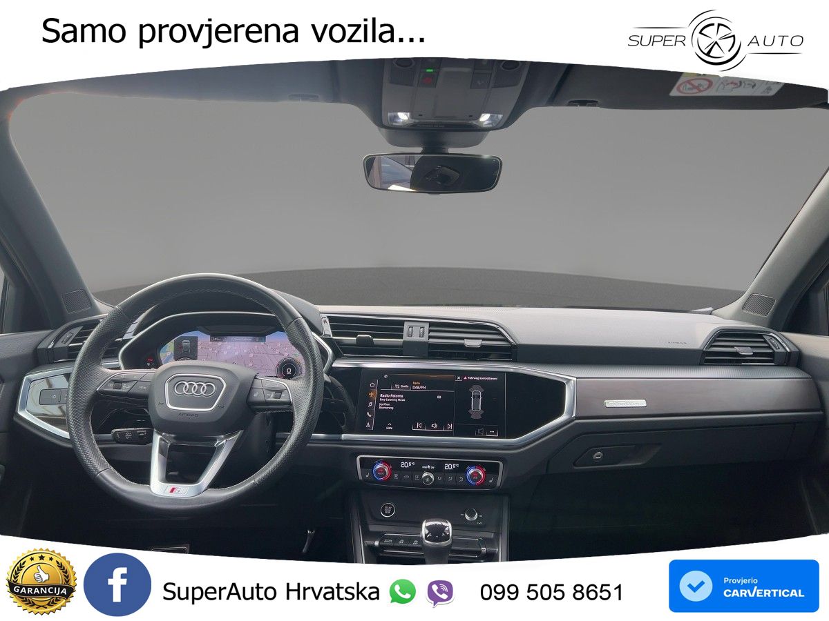 Audi Q3 45 TFSI (245 KS) quattro S tronic S line LED+GR SJED+ACC