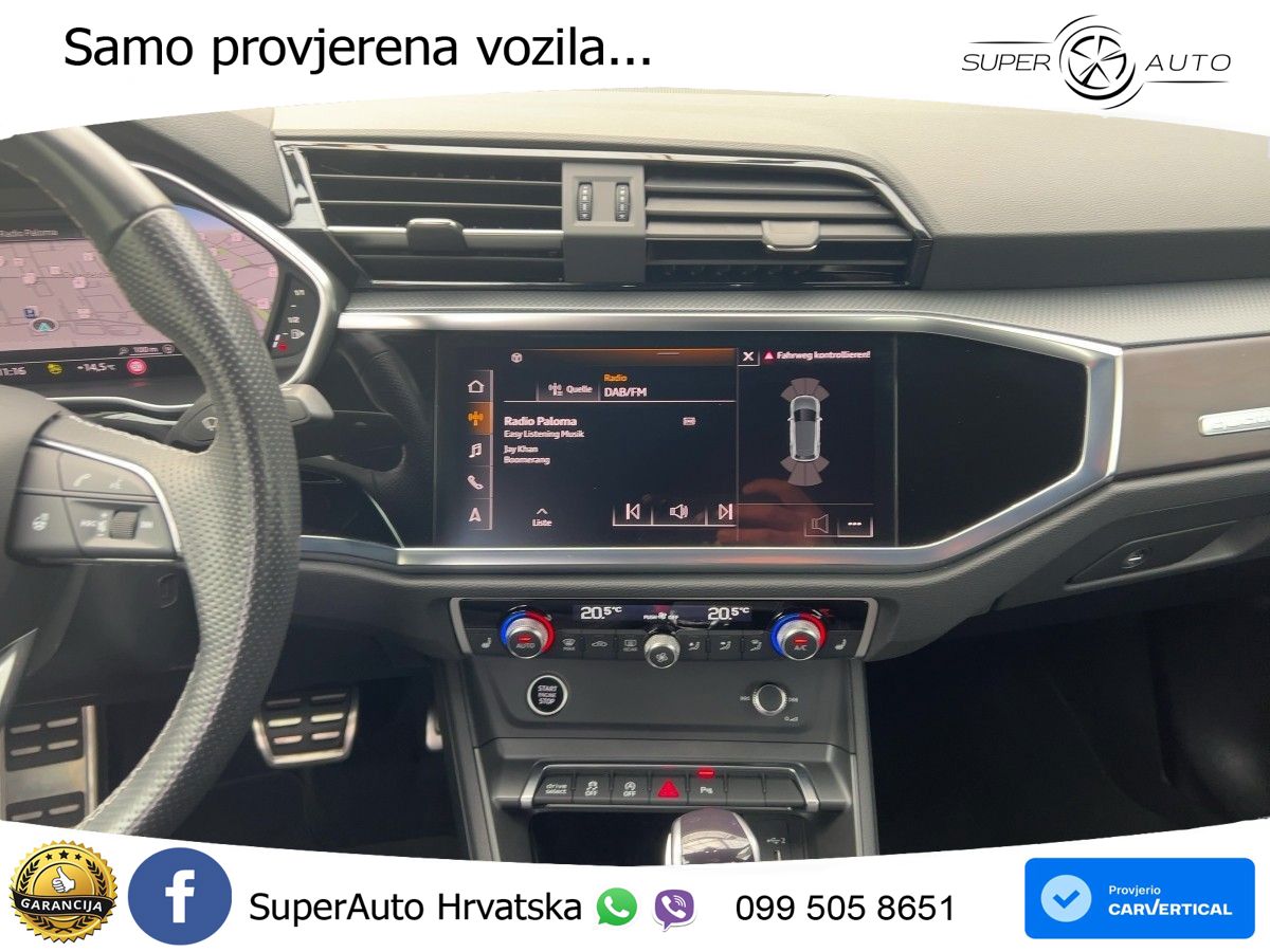 Audi Q3 45 TFSI (245 KS) quattro S tronic S line LED+GR SJED+ACC