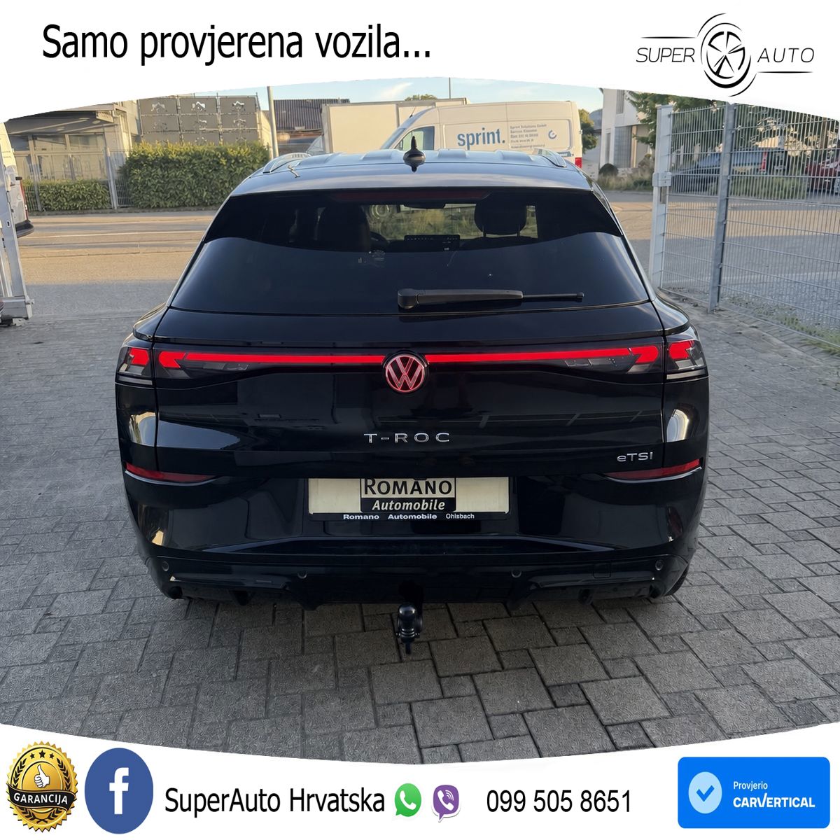 Volkswagen T-Roc 1.5 eTSI (150 KS)  DSG R-Line LED+GR SJED+ACC