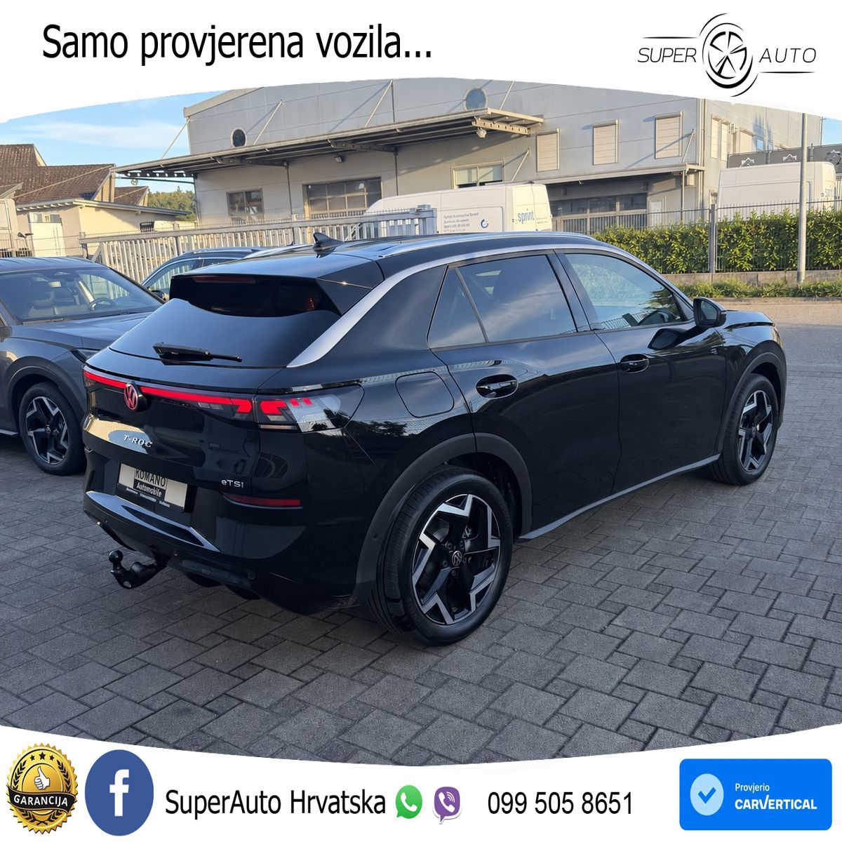 Volkswagen T-Roc 1.5 eTSI (150 KS)  DSG R-Line LED+GR SJED+ACC