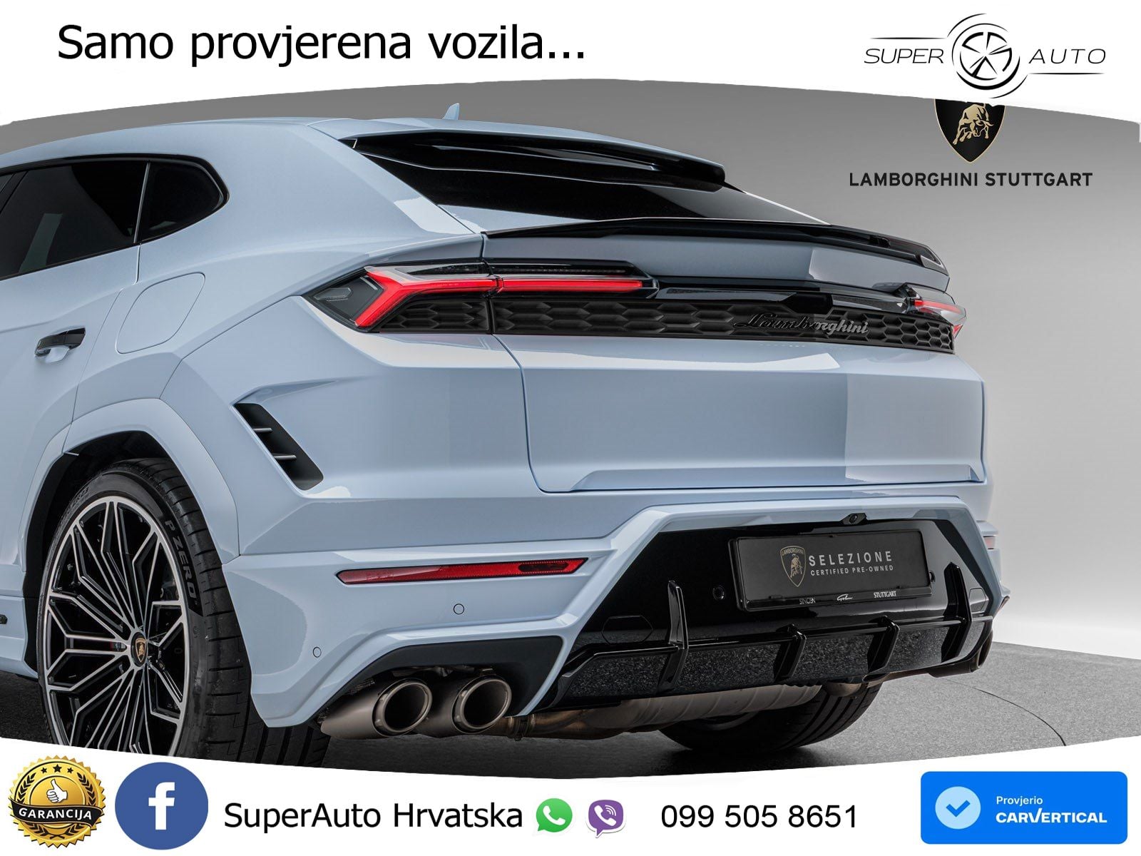 Lamborghini Urus SE 4.0 V8 (800 KS) 4WD Automatic LED+GR SJED+ACC