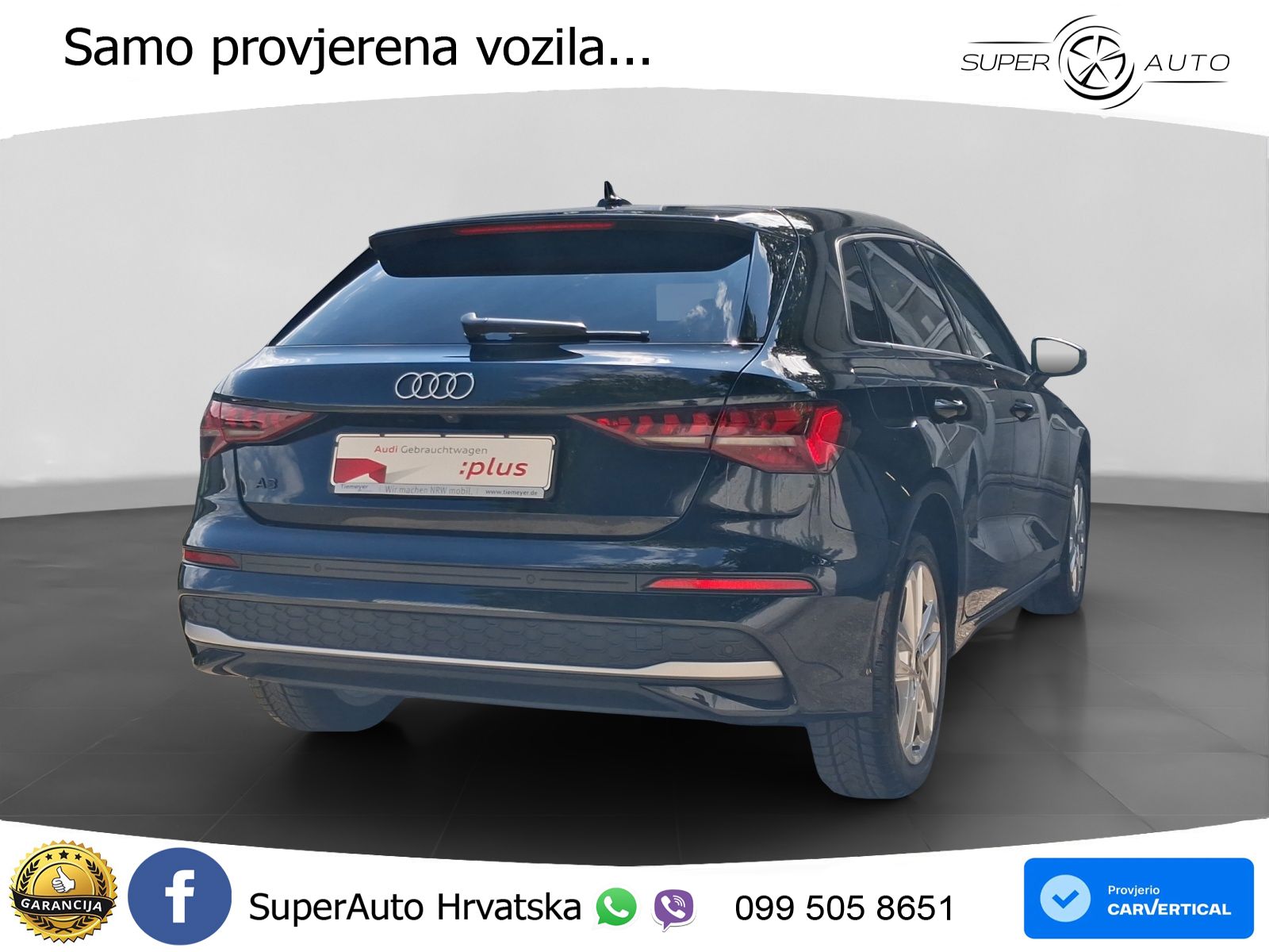 Audi A3 35 TFSI (150 KS) advanced LED+GR SJED+ACC