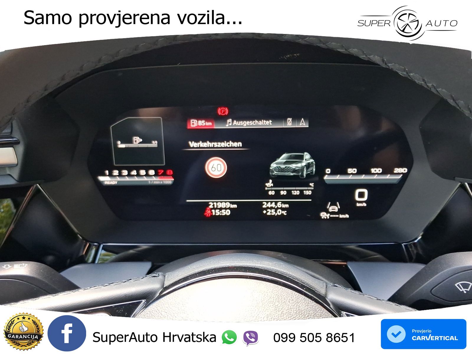 Audi A3 35 TFSI (150 KS) advanced LED+GR SJED+ACC