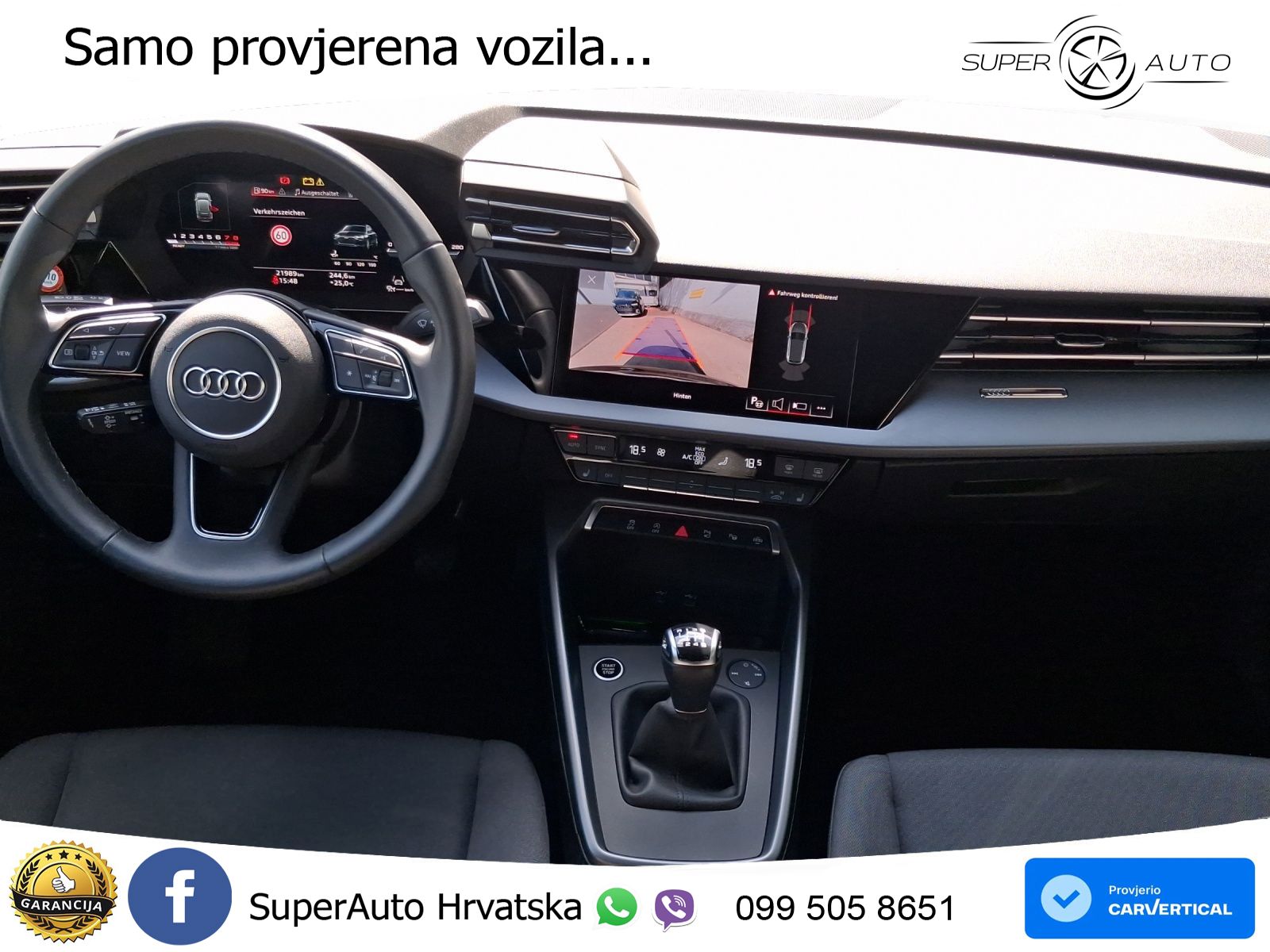 Audi A3 35 TFSI (150 KS) advanced LED+GR SJED+ACC