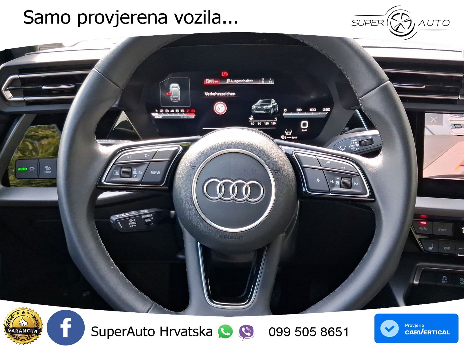 Audi A3 35 TFSI (150 KS) advanced LED+GR SJED+ACC