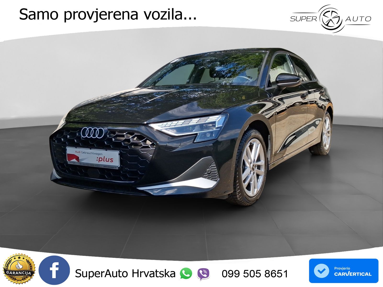 Audi A3 35 TFSI (150 KS) advanced LED+GR SJED+ACC