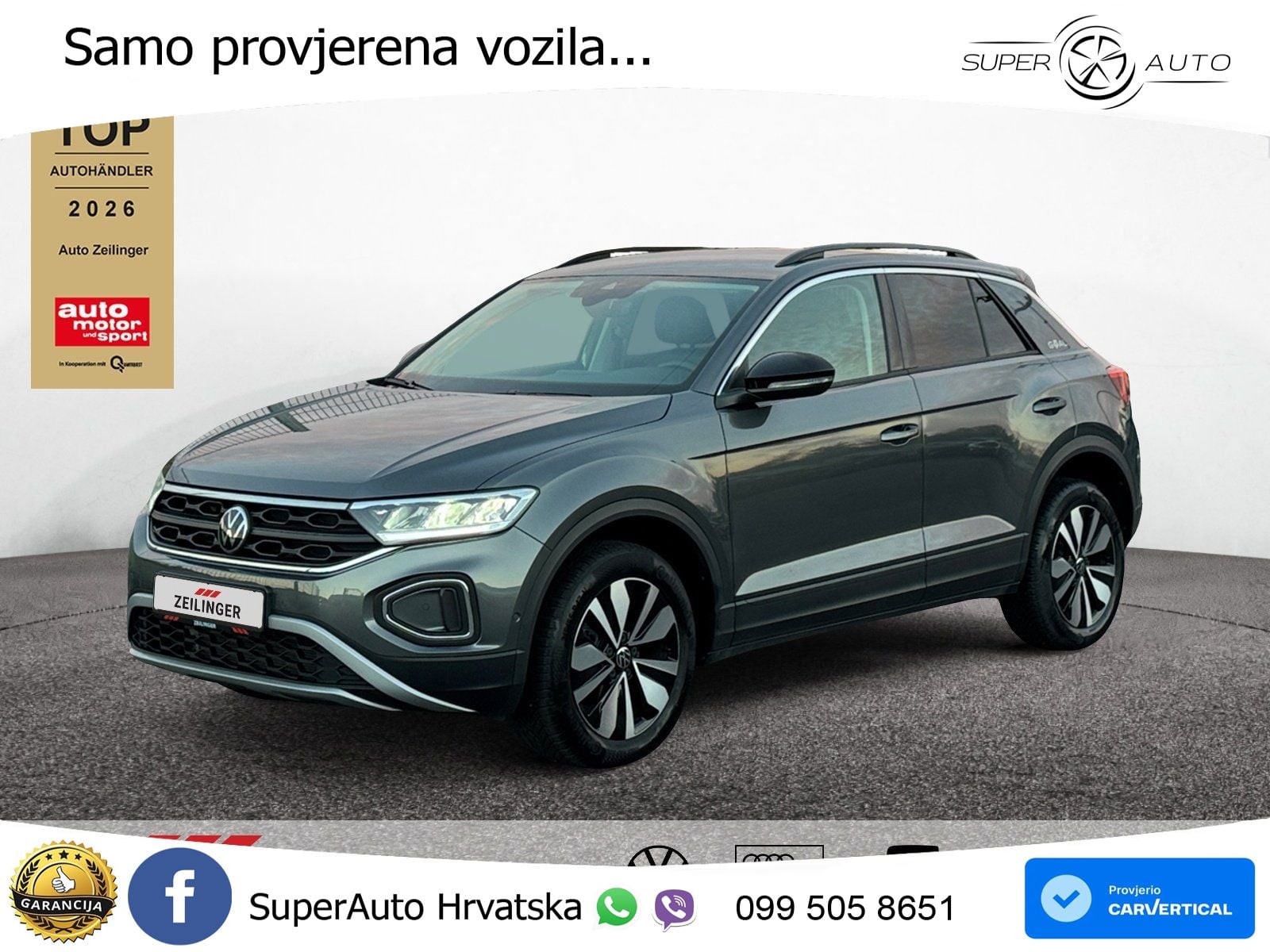 Volkswagen T-Roc 1.5 TSI (150 KS) DSG LED+GR SJED+ACC