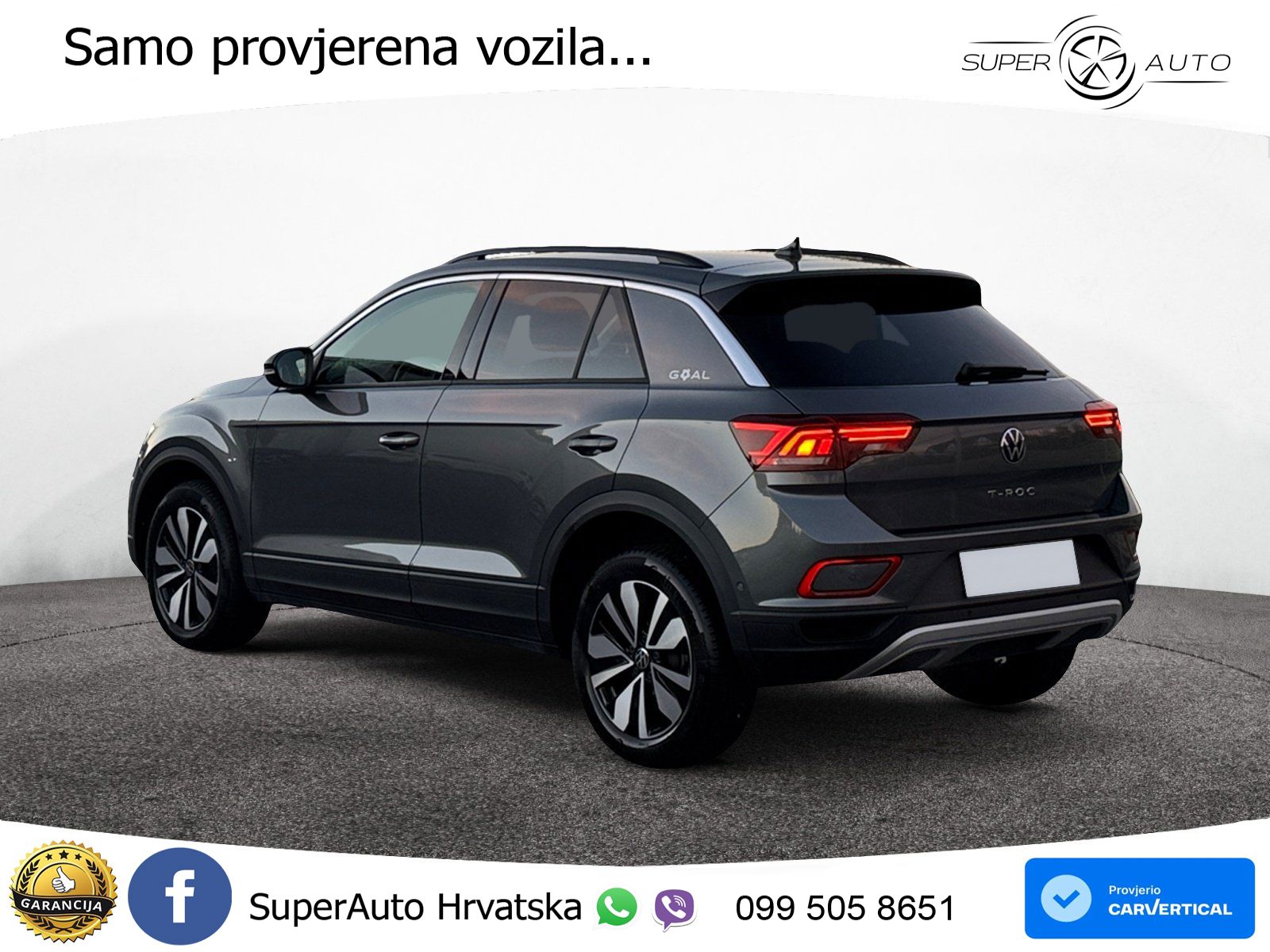 Volkswagen T-Roc 1.5 TSI (150 KS) DSG LED+GR SJED+ACC