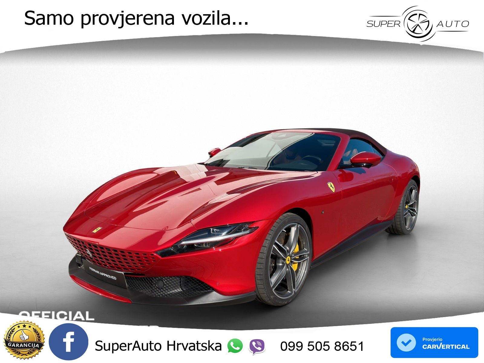 Ferrari Roma Spider 3.9 V8 (620 KS) F1 DCT