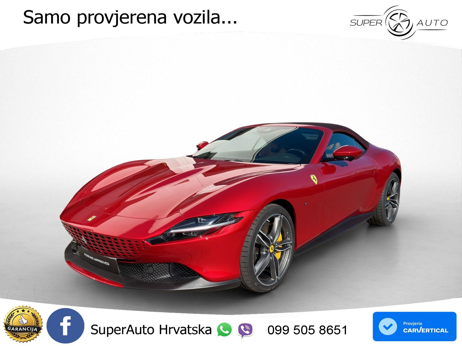 Ferrari Roma Spider 3.9 V8 (620 KS) F1 DCT