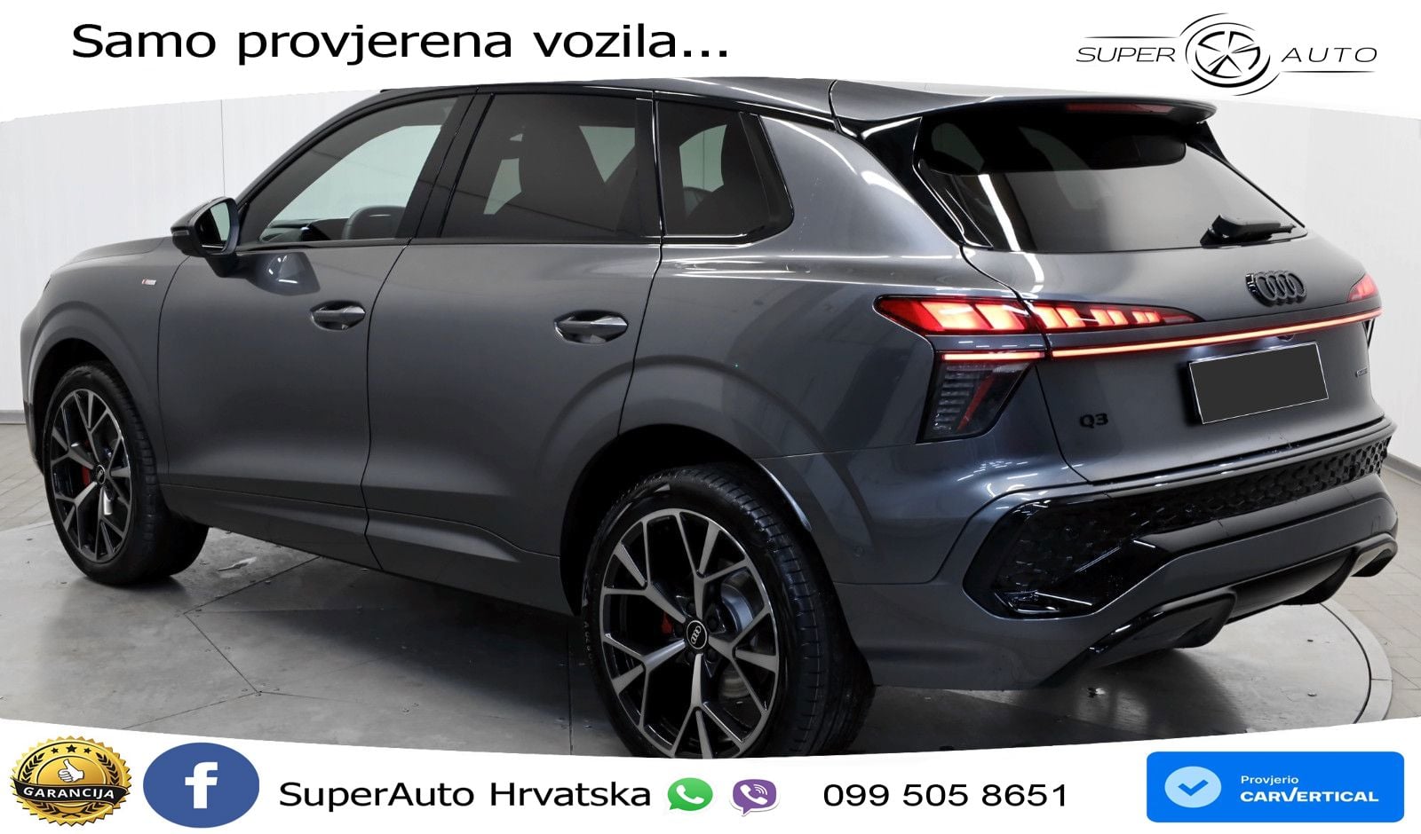 Audi Q3 2.0 TFSI (204 KS) quattro S tronic MATRIX+GR SJED+KAM