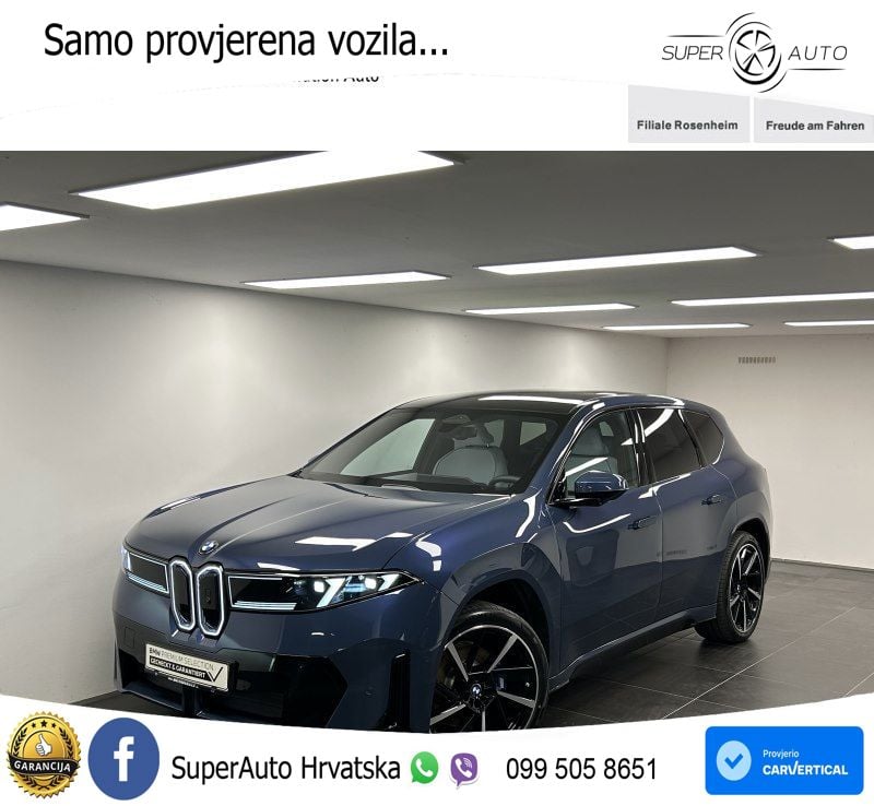 BMW iX3 50 108.7 kWh (469 KS) xDrive M Sport LED+GR SJED+ACC
