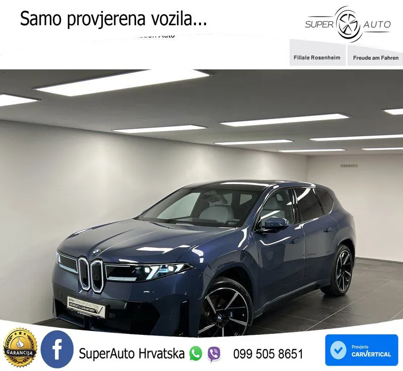 BMW iX3 50 108.7 kWh (469 KS) xDrive M Sport LED+GR SJED+ACC