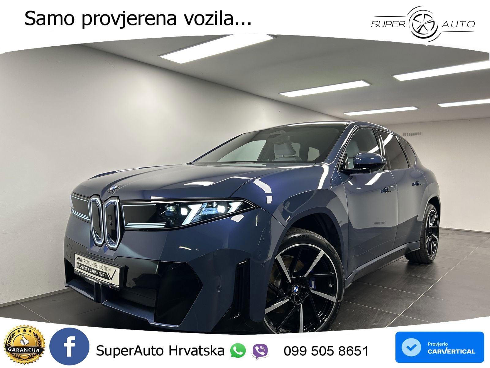 BMW iX3 50 108.7 kWh (469 KS) xDrive M Sport LED+GR SJED+ACC