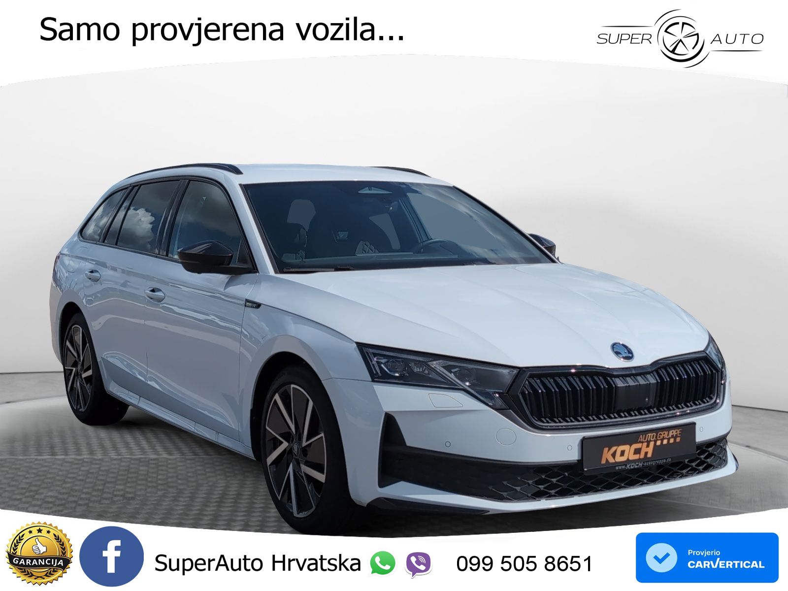 Škoda Octavia Combi 2.0 TDI (150 KS) DSG SportLine LED+GR SJED+ACC