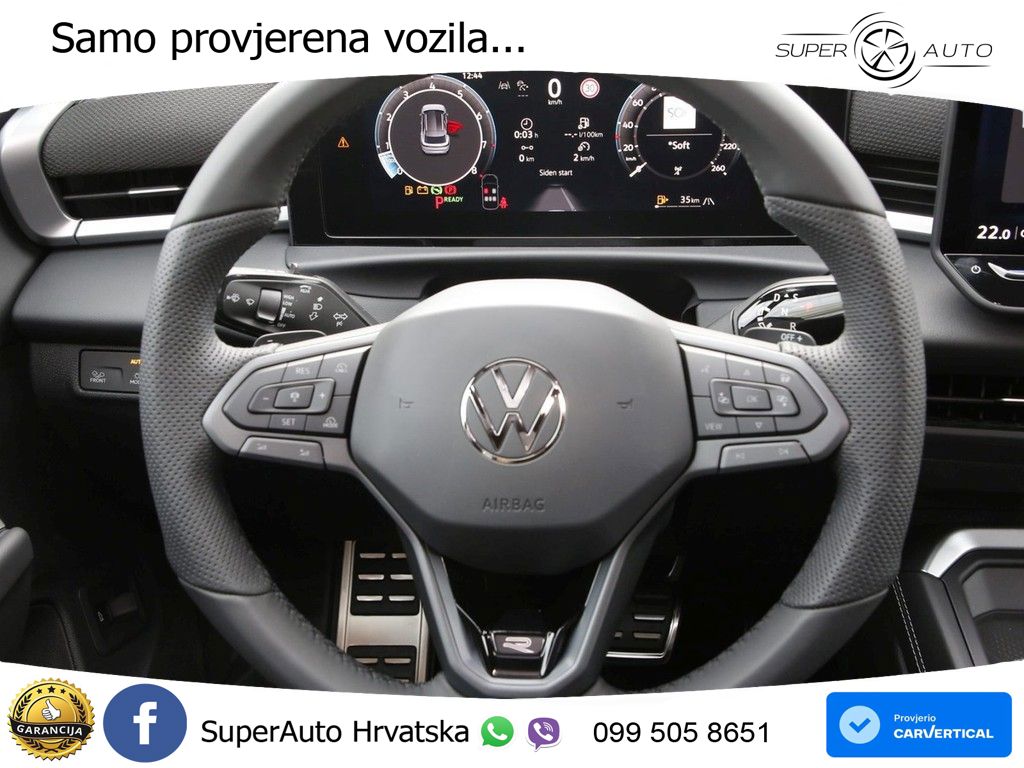Volkswagen T-Roc 1.5 eTSI (150 KS)  DSG R-Line LED+GR SJED+ACC