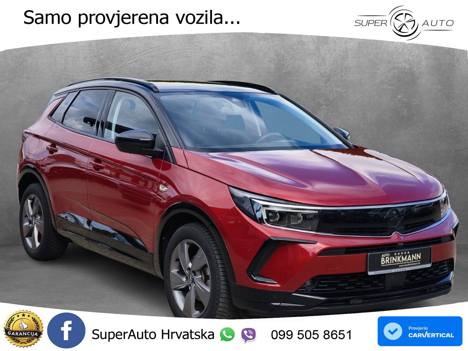 Opel Grandland 1.2i Turbo (130 KS) Automatic GS LED+GR SJED+ACC