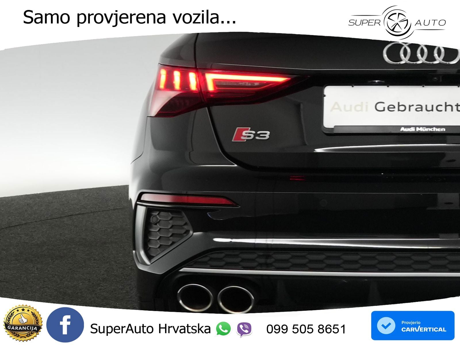 Audi S3 2.0 TFSI (310 KS) quattro S tronic