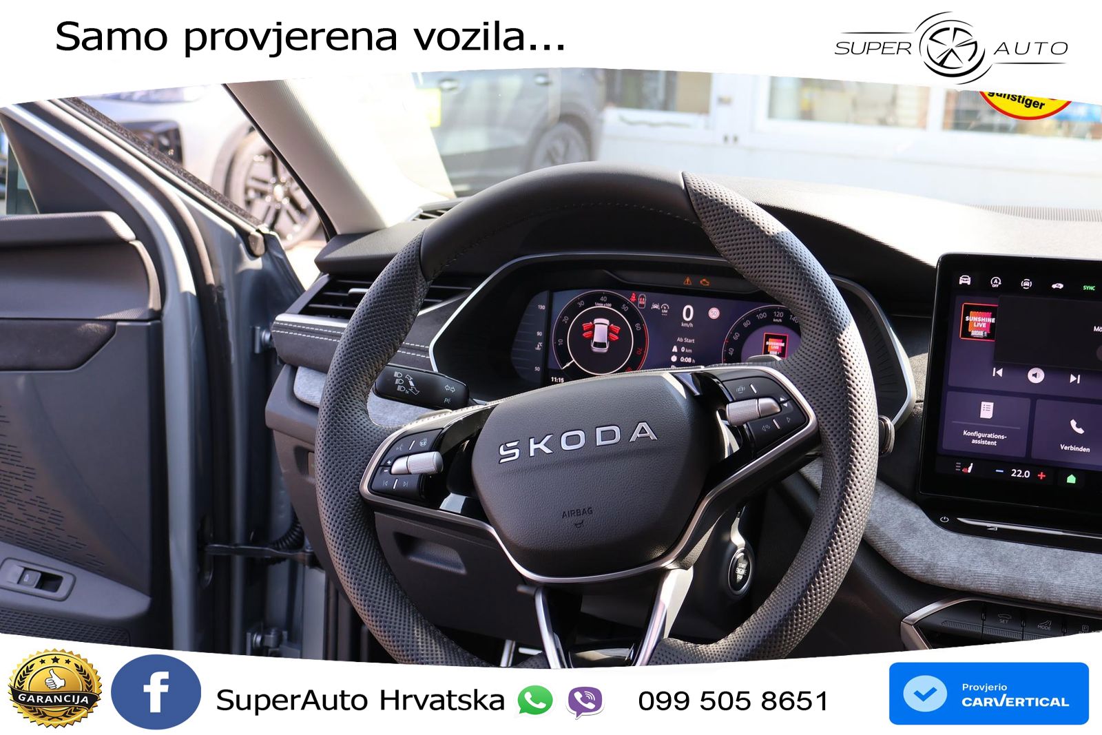 Škoda Octavia Combi 1.5 TSI (150 KS) DSG LED+GR SJED+ACC