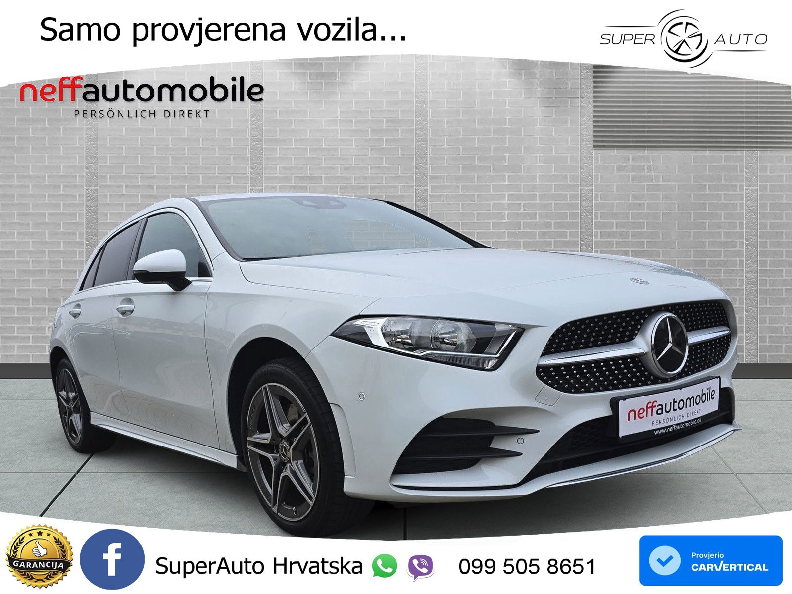 Mercedes-Benz A 250e 8G-DCT AMG LED+GR SJED+ACC