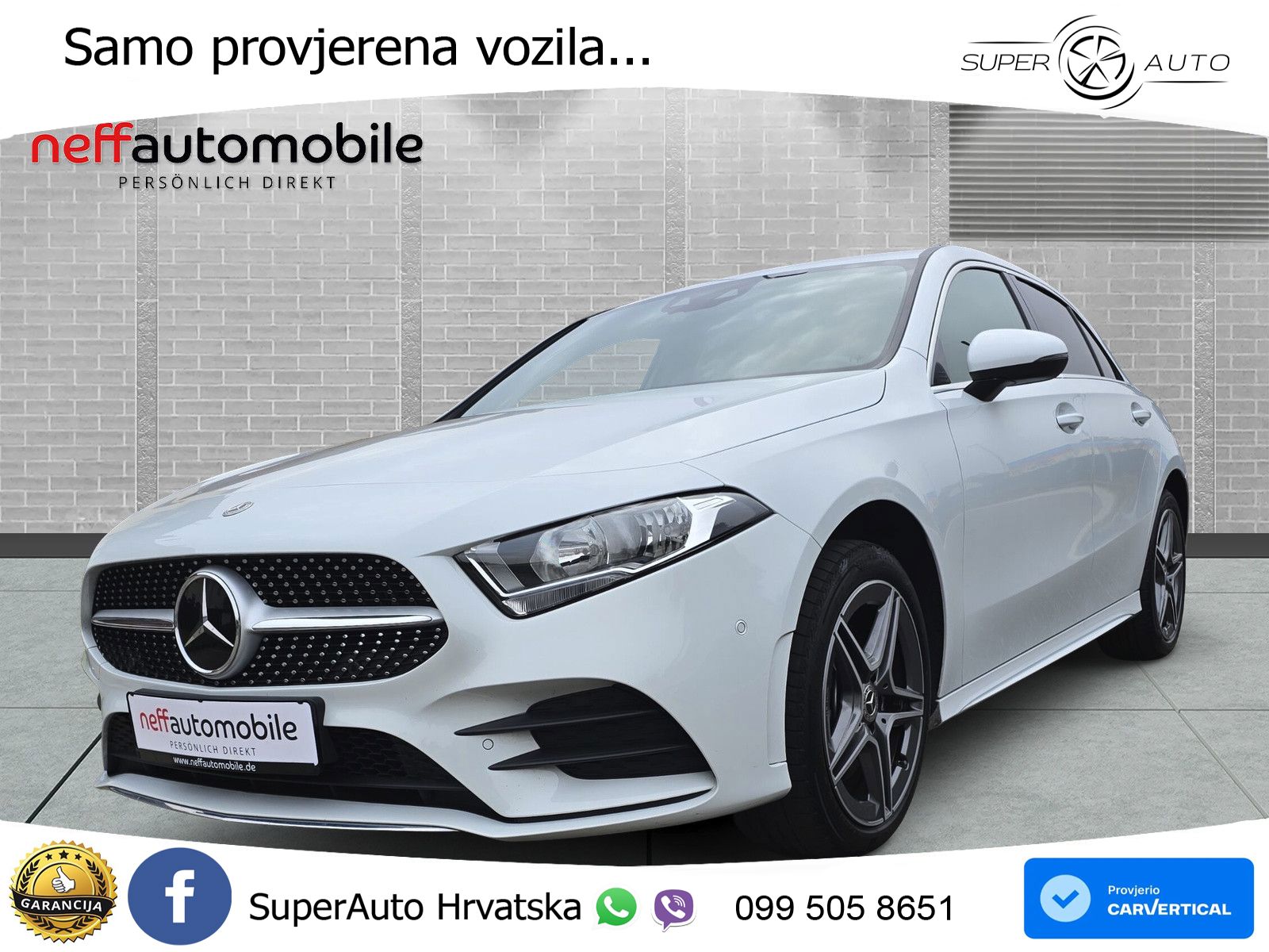 Mercedes-Benz A 250e 8G-DCT AMG LED+GR SJED+ACC