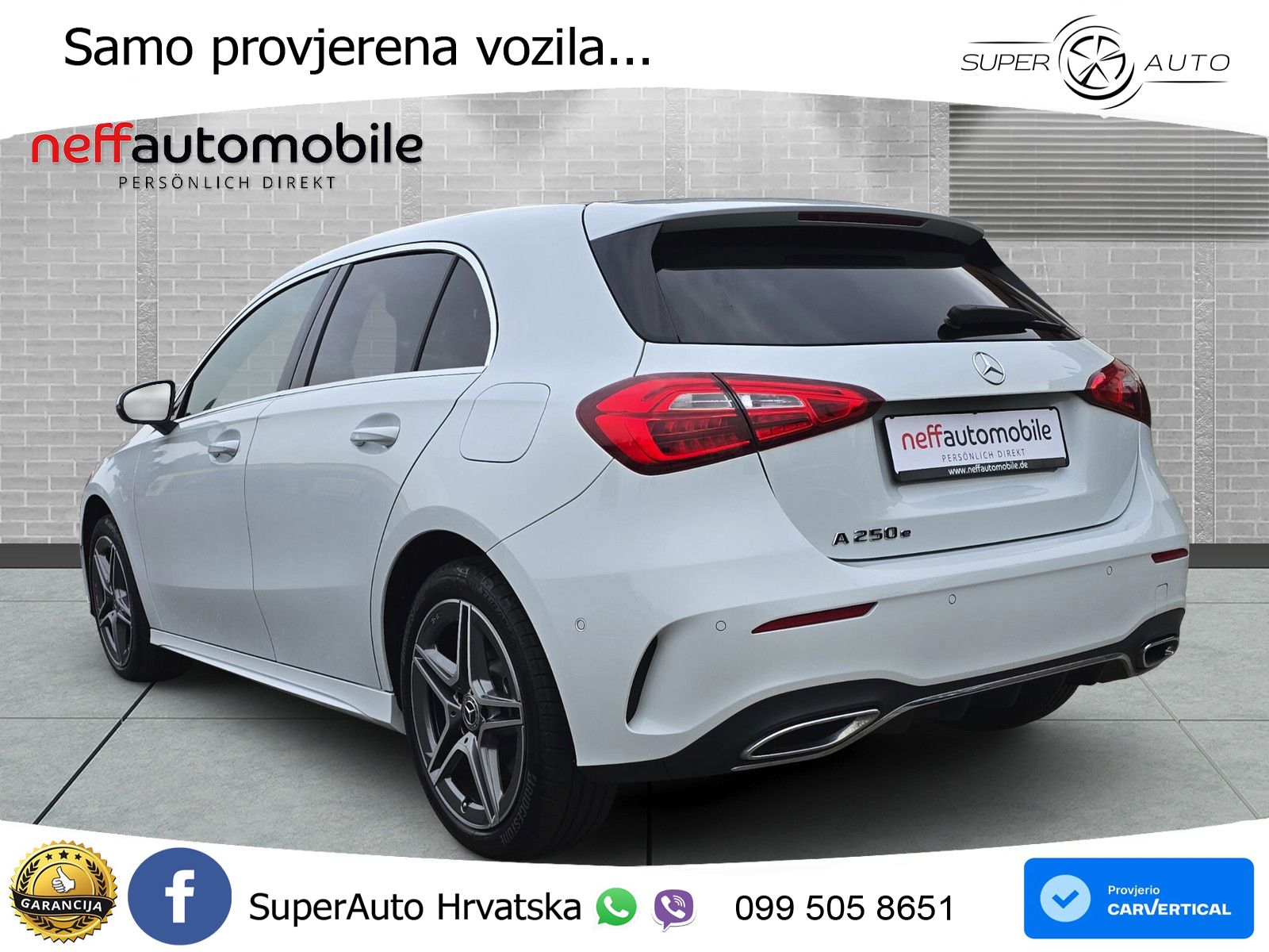 Mercedes-Benz A 250e 8G-DCT AMG LED+GR SJED+ACC