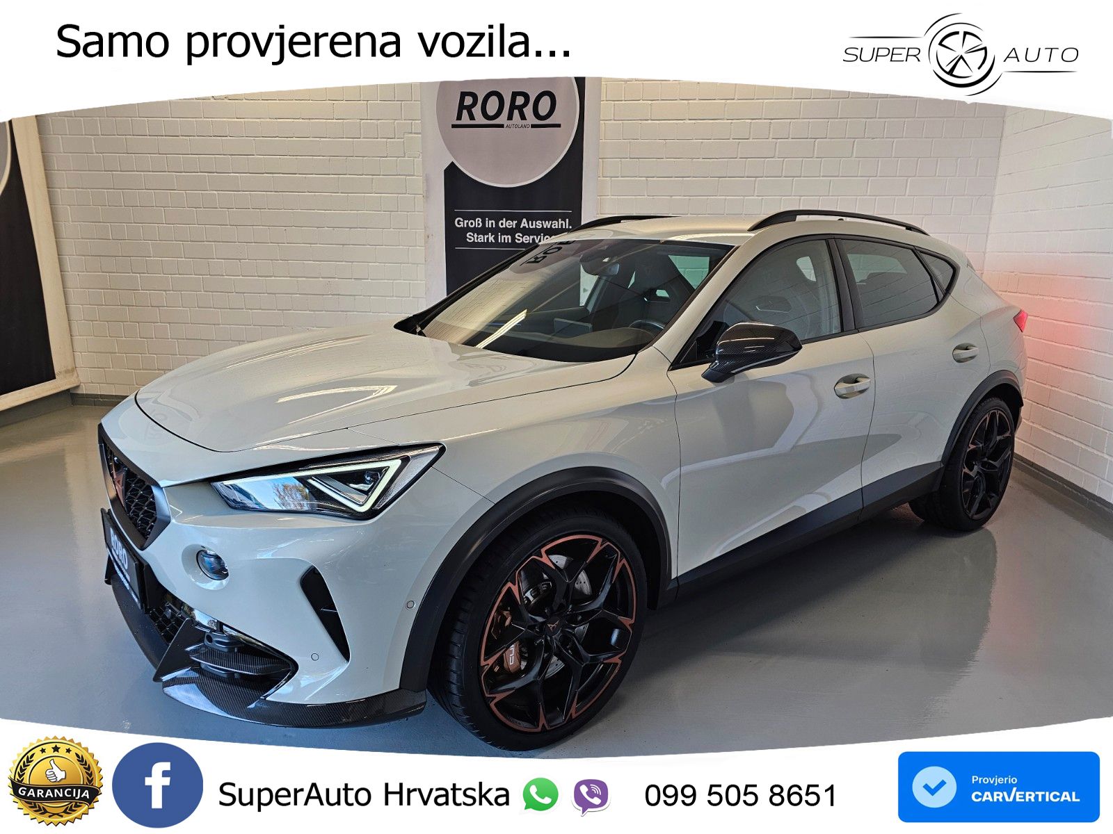 Cupra Formentor VZ5 2.5 TSI (390 KS) 4Drive DSG LED+GR SJED+ACC